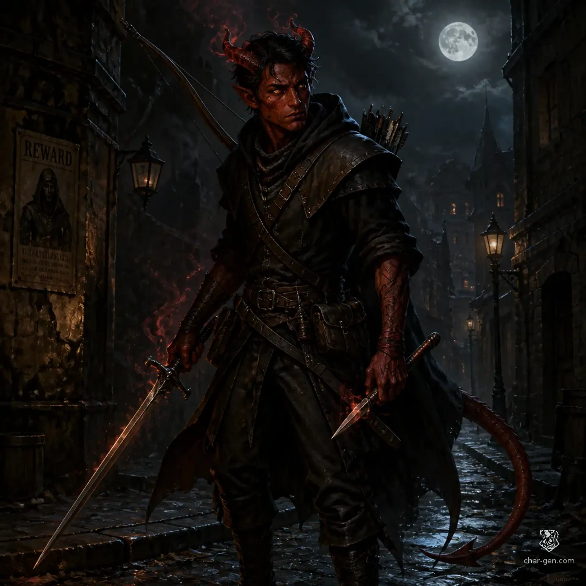 Felix - AI-generated fantasy Character