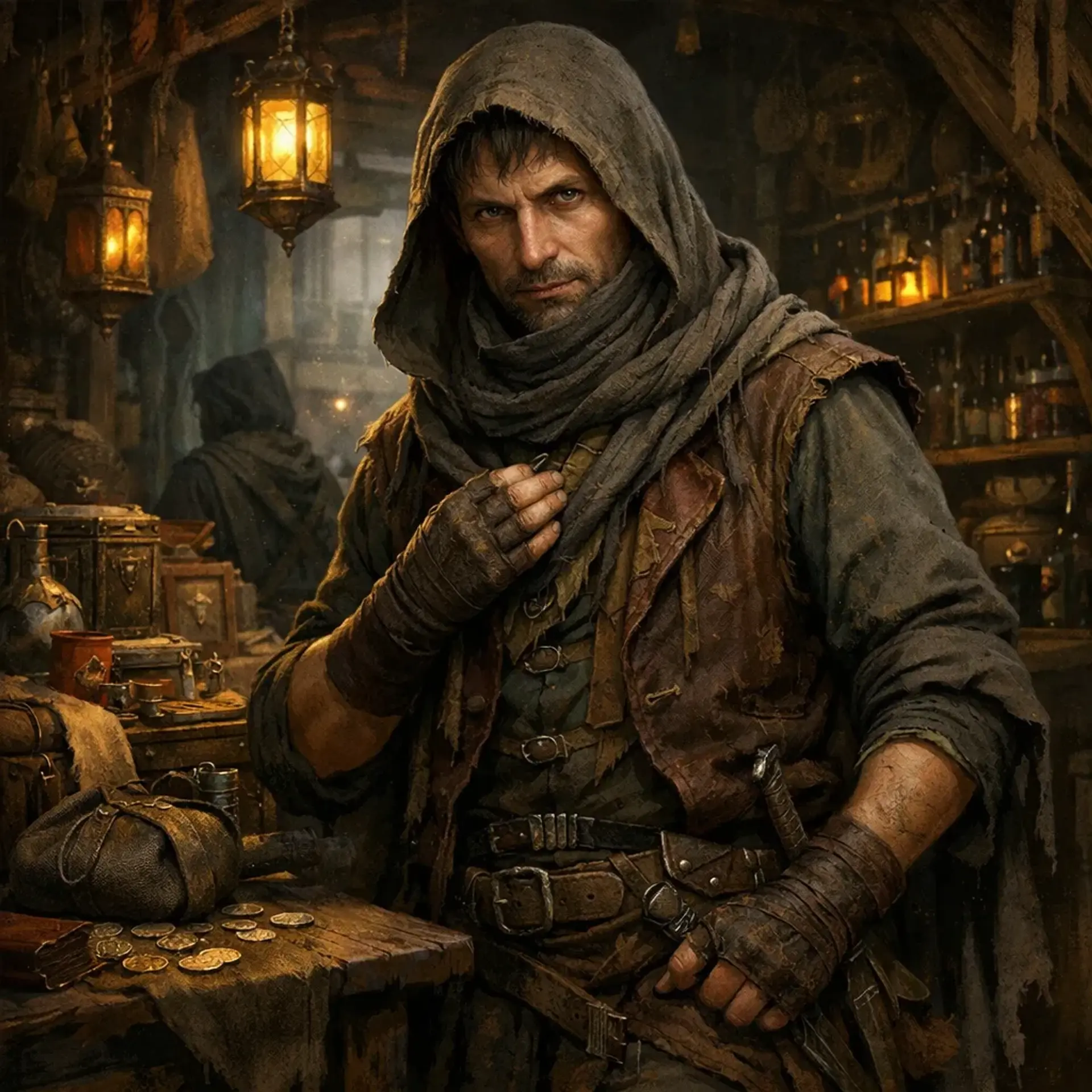 Kellan Rudd - AI-generated fantasy NPC
