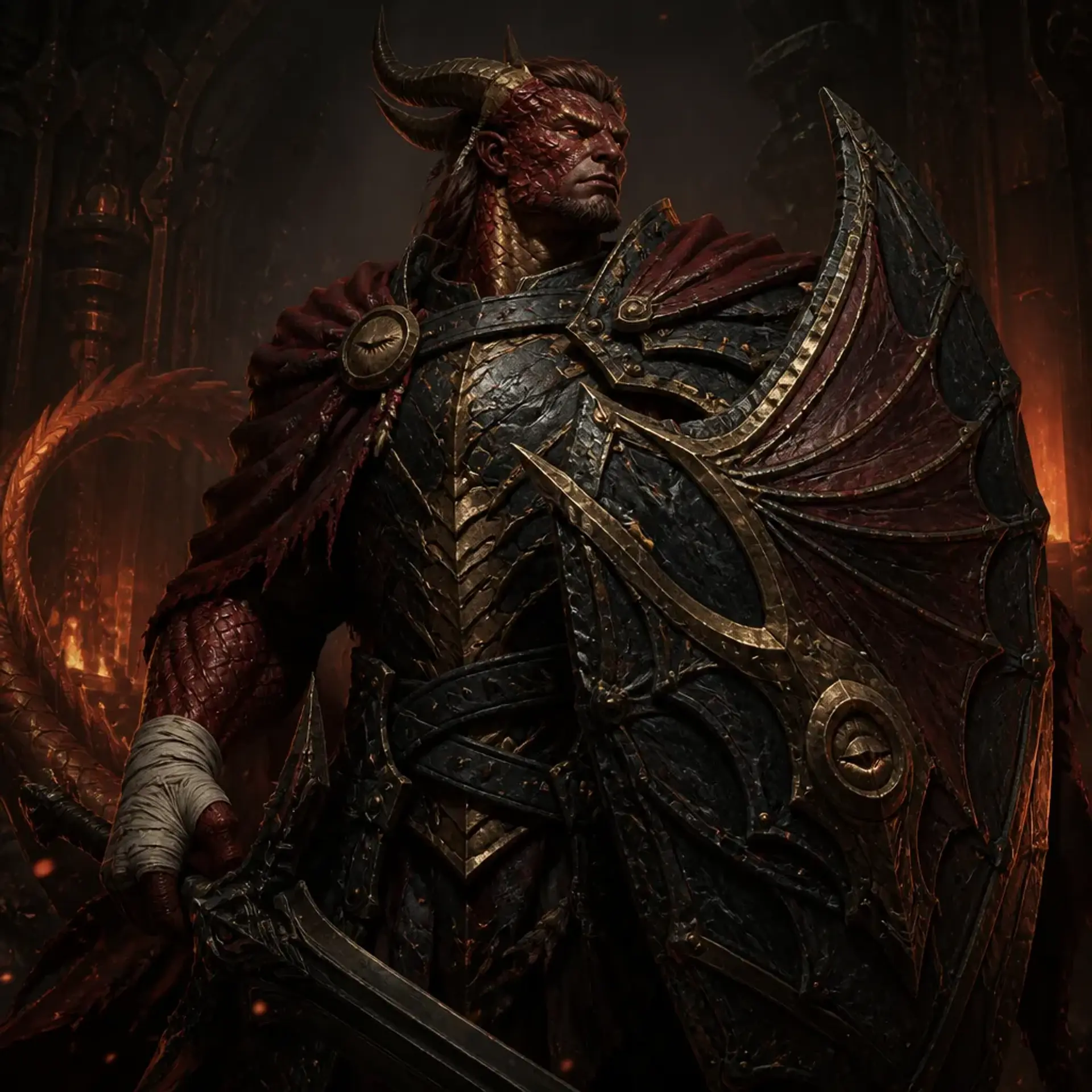 Commander Varek Flame-Shield