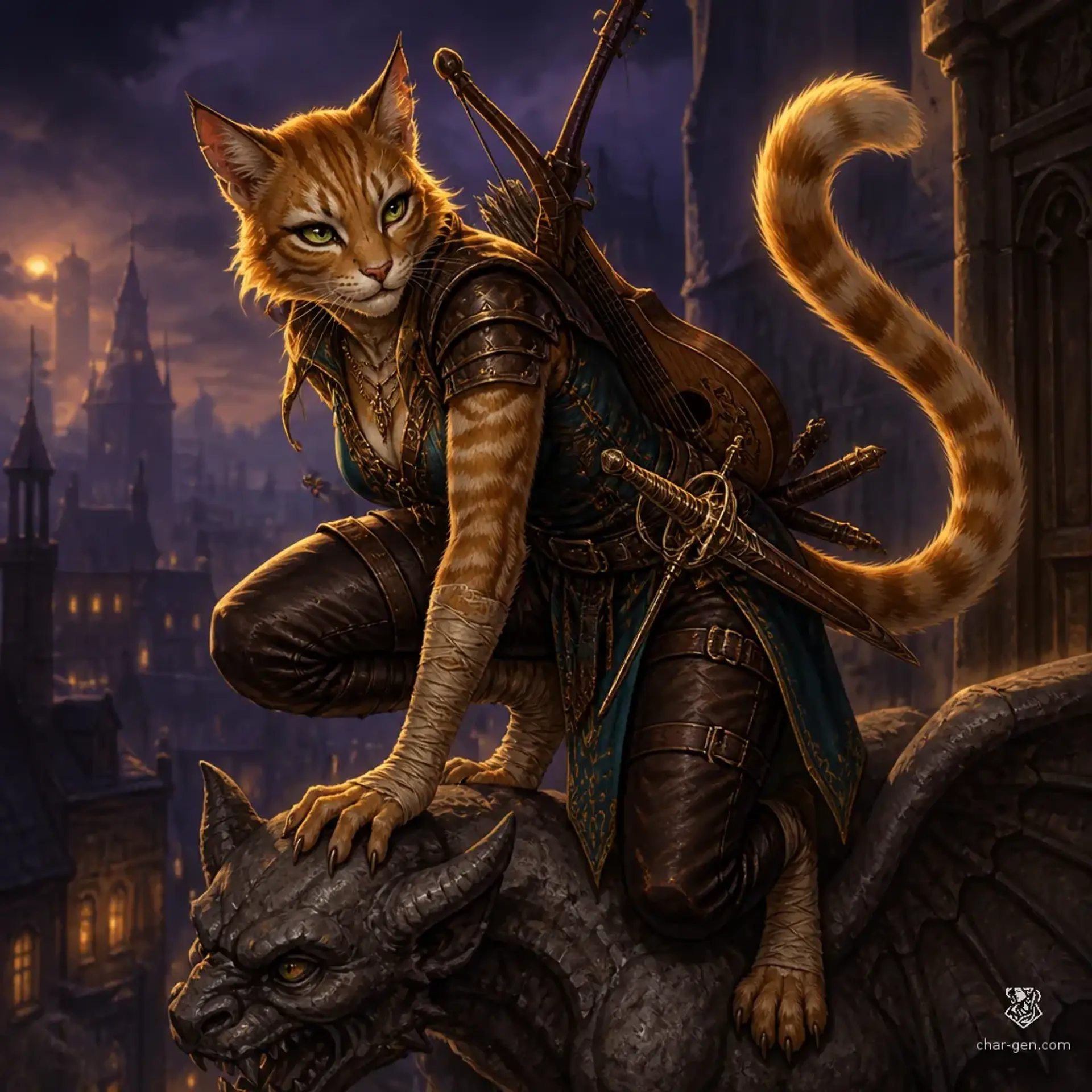 Softpaws - AI-generated fantasy Character