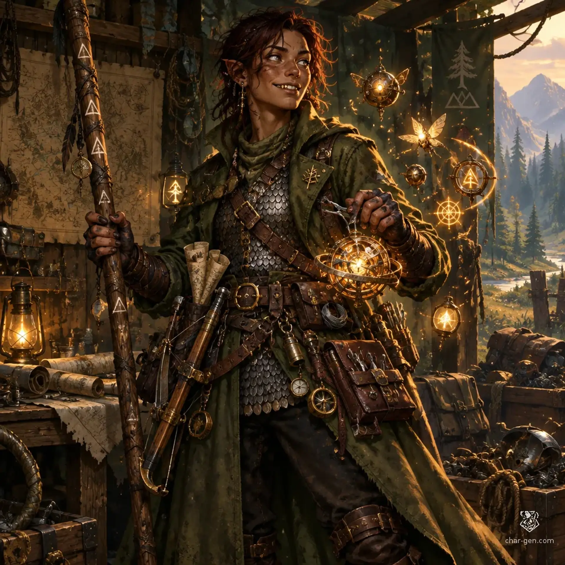 Lynx - AI-generated fantasy Character
