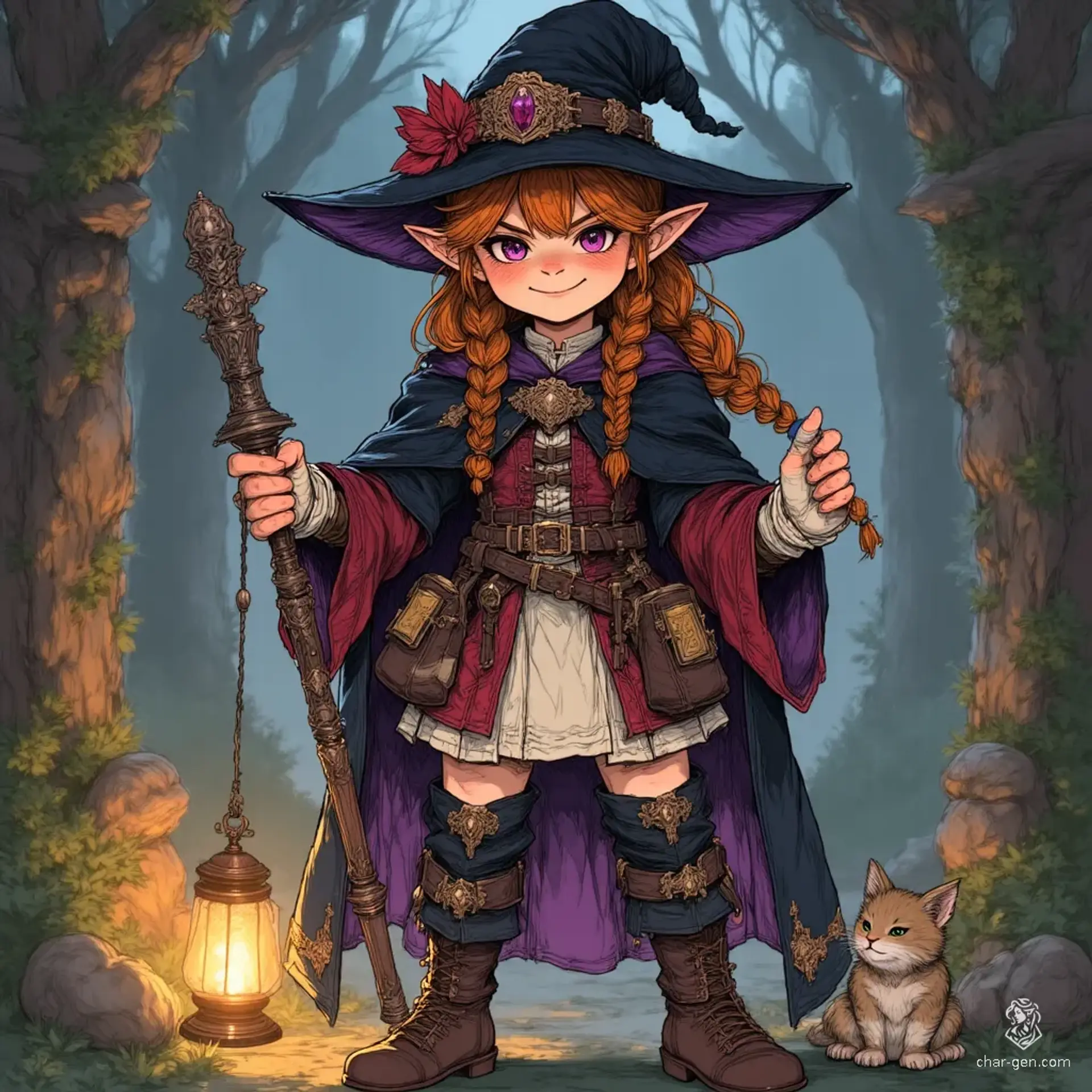 Sweepy Thistlebraid - AI-generated fantasy NPC