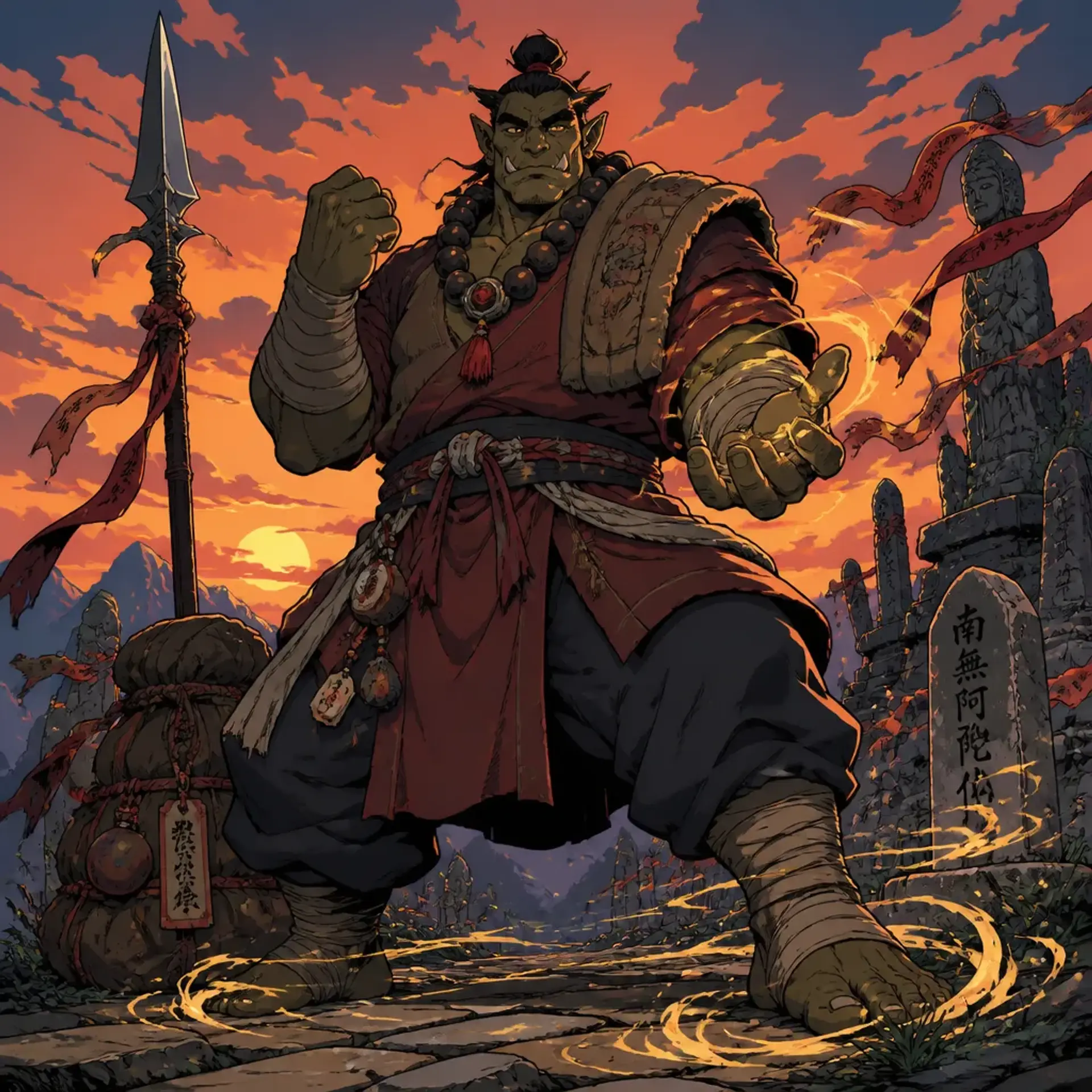 Leus - AI-generated fantasy Character