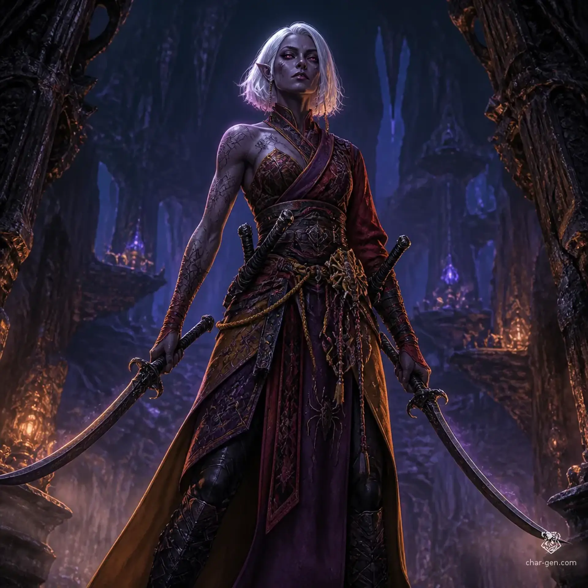 Malice - AI-generated fantasy Character