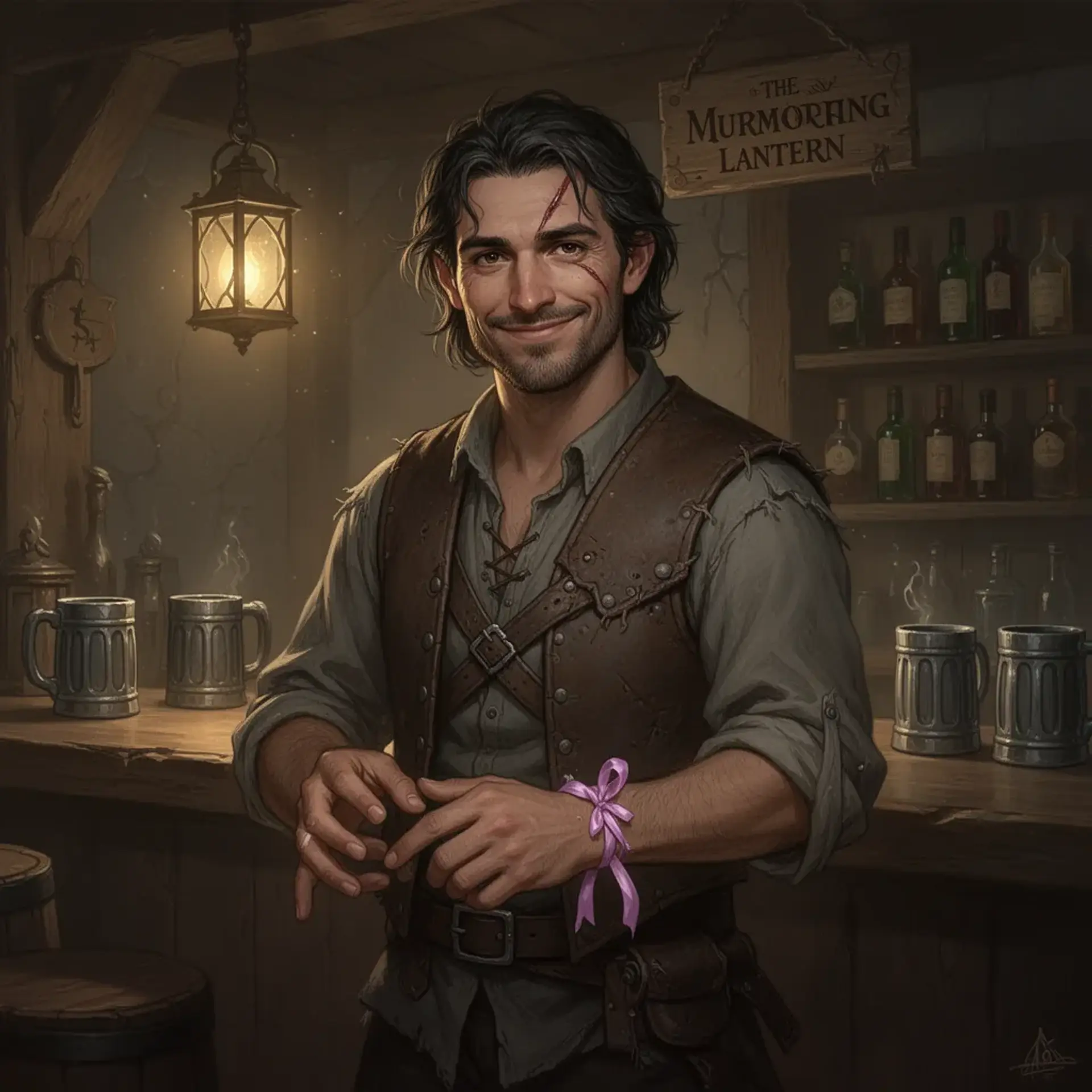 Merrin Hallow - AI-generated fantasy NPC
