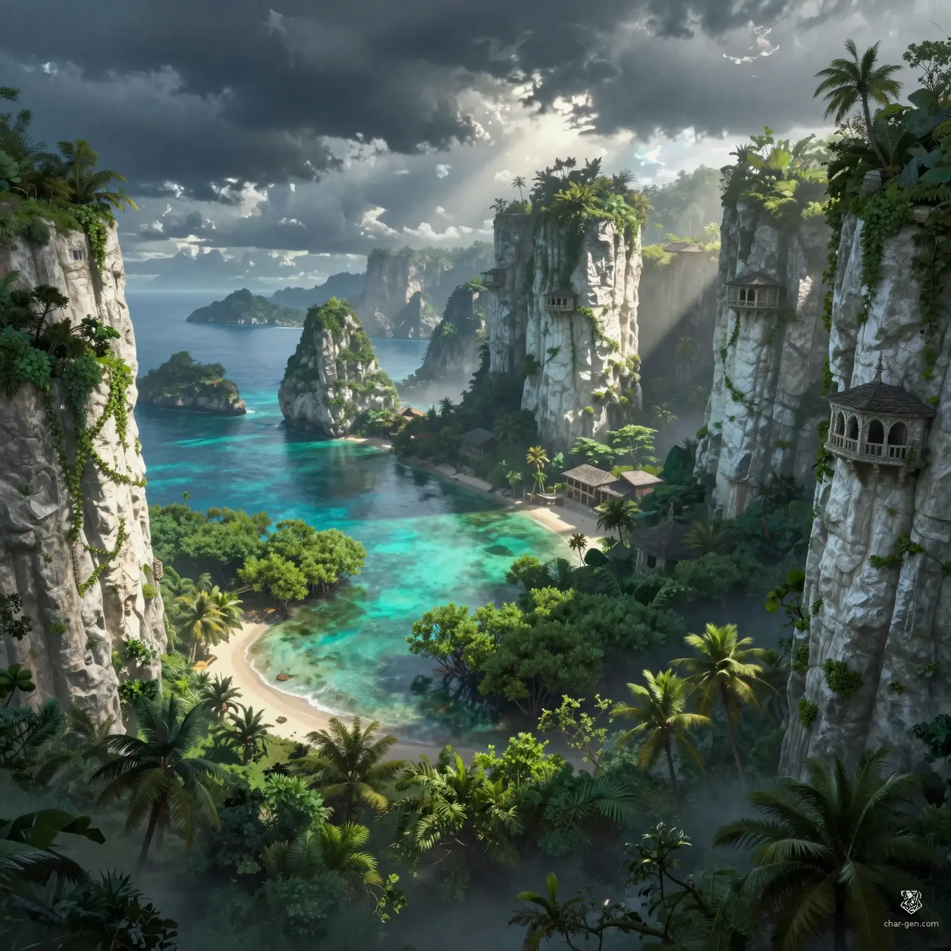 Umbara - AI-generated fantasy Region