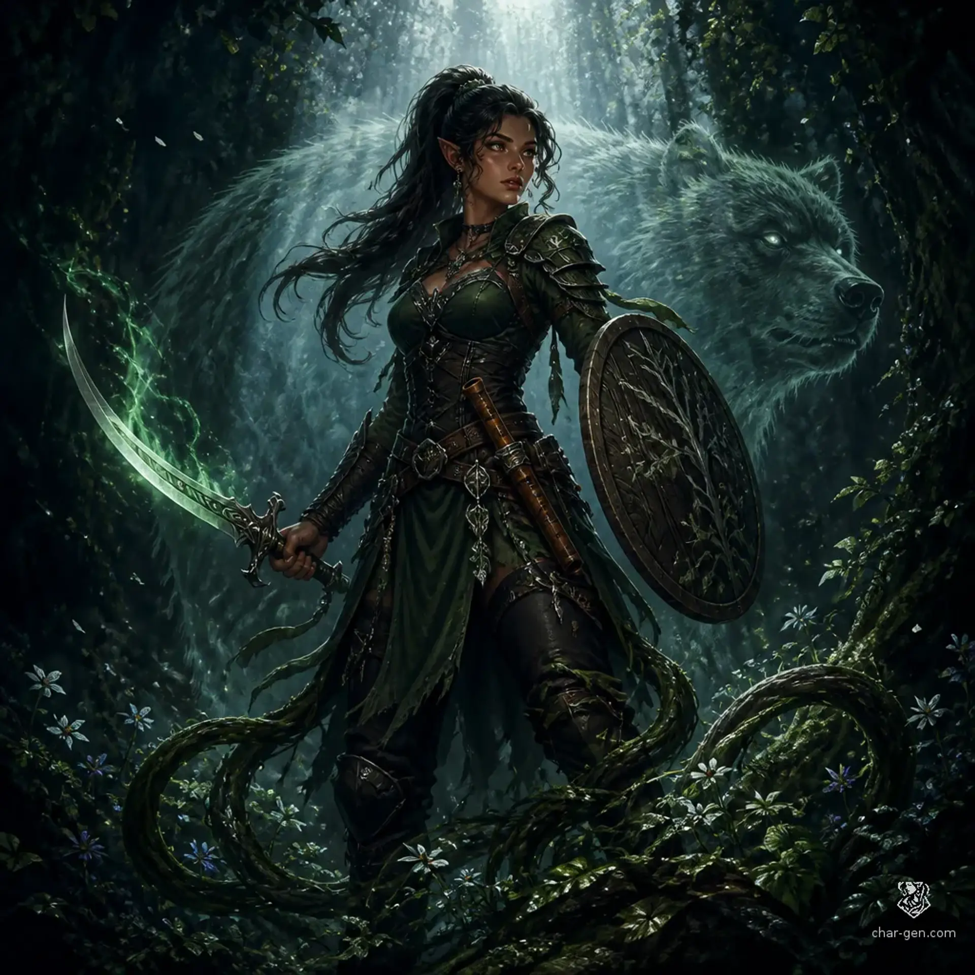 Cassie - AI-generated fantasy Character