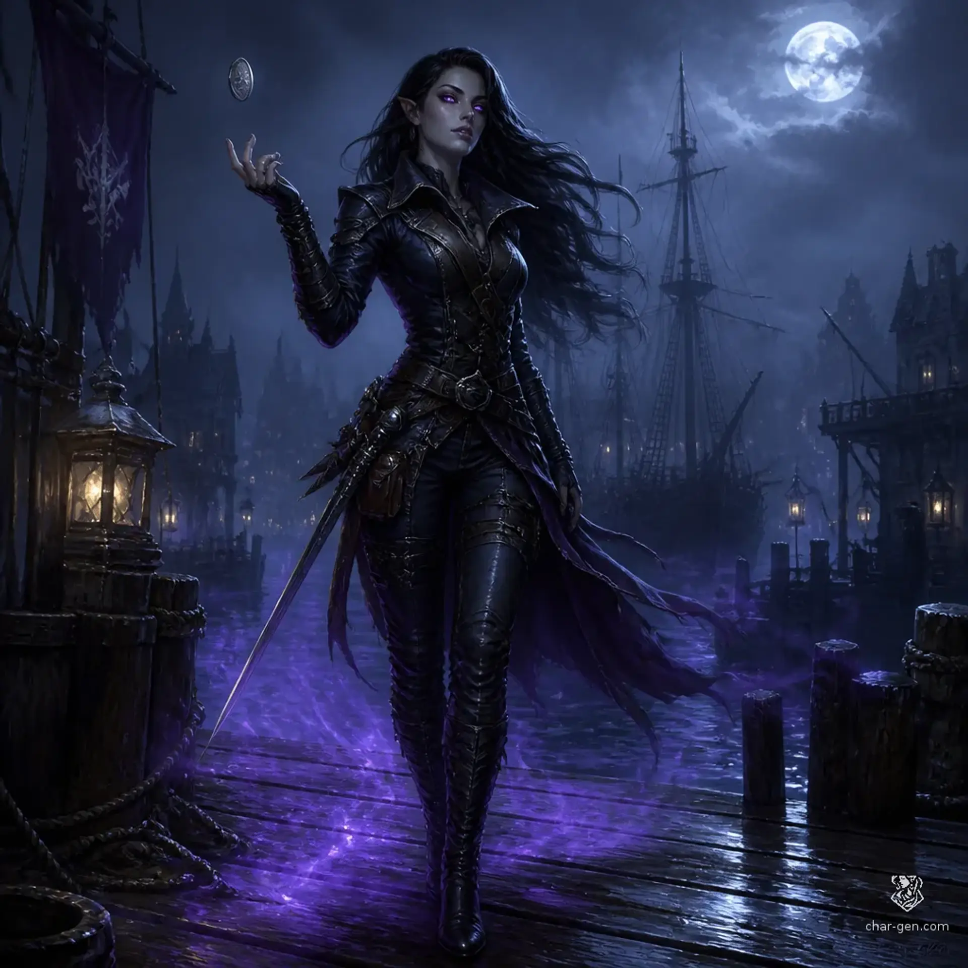 Misty - AI-generated fantasy Character