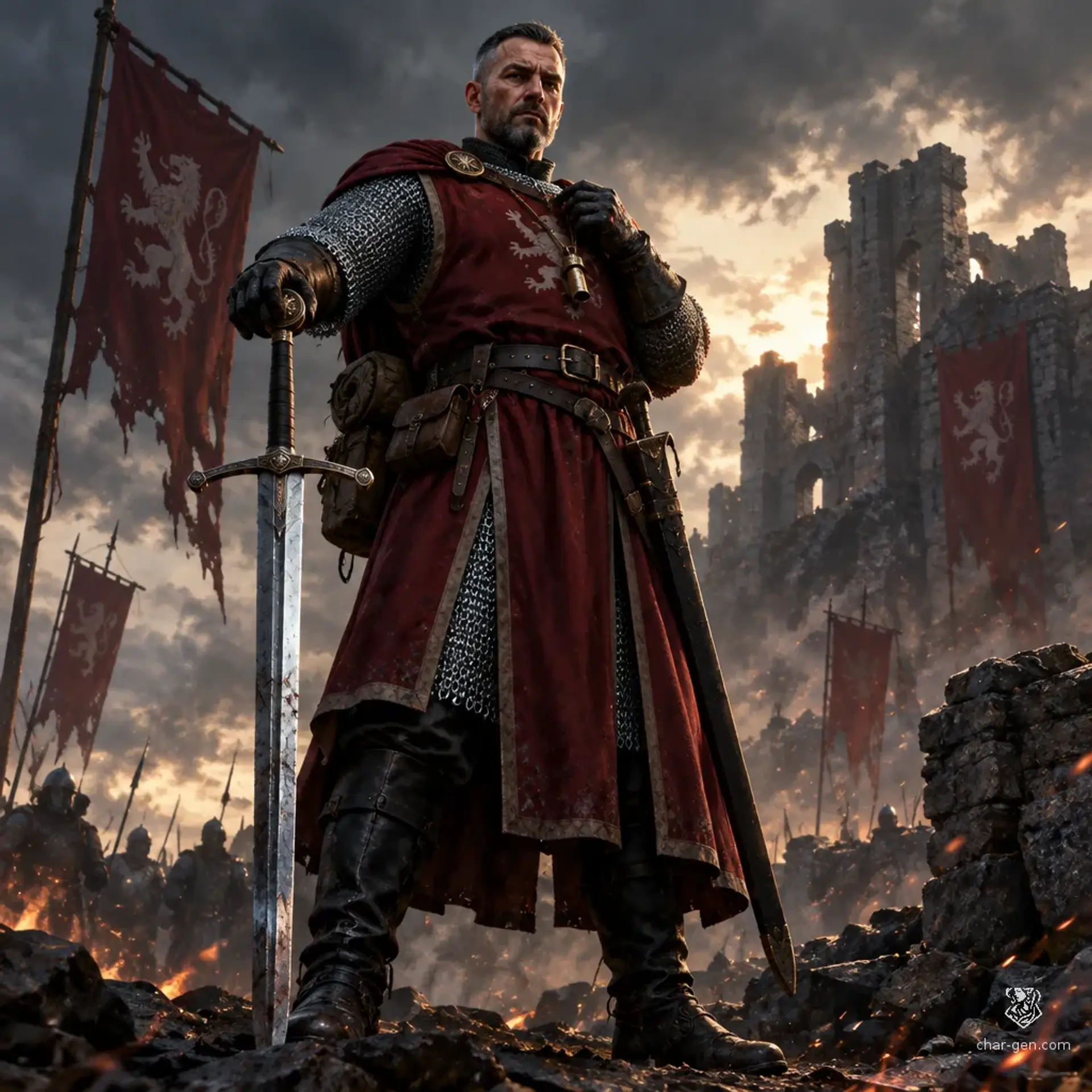 Stavros - AI-generated fantasy Character