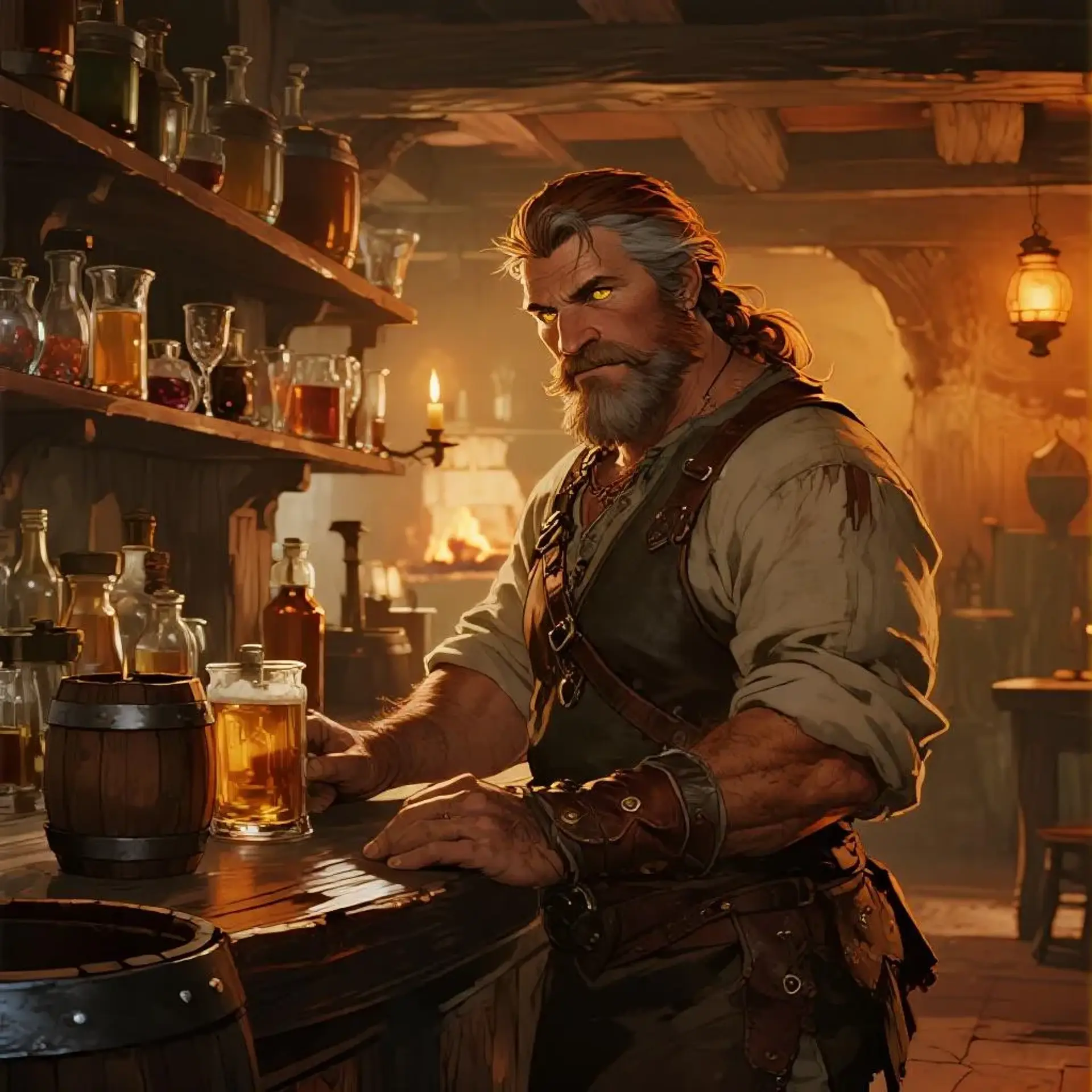 Bram Windmantle - AI-generated fantasy NPC