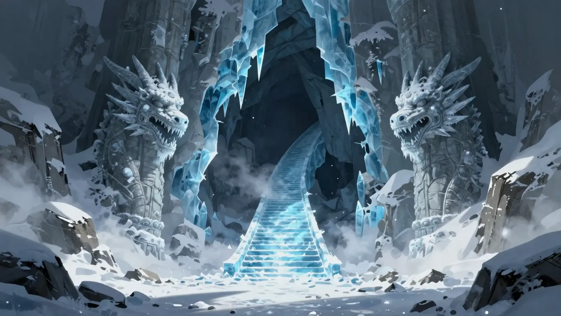 The Frost-Bound Trial - AI-generated fantasy Quest