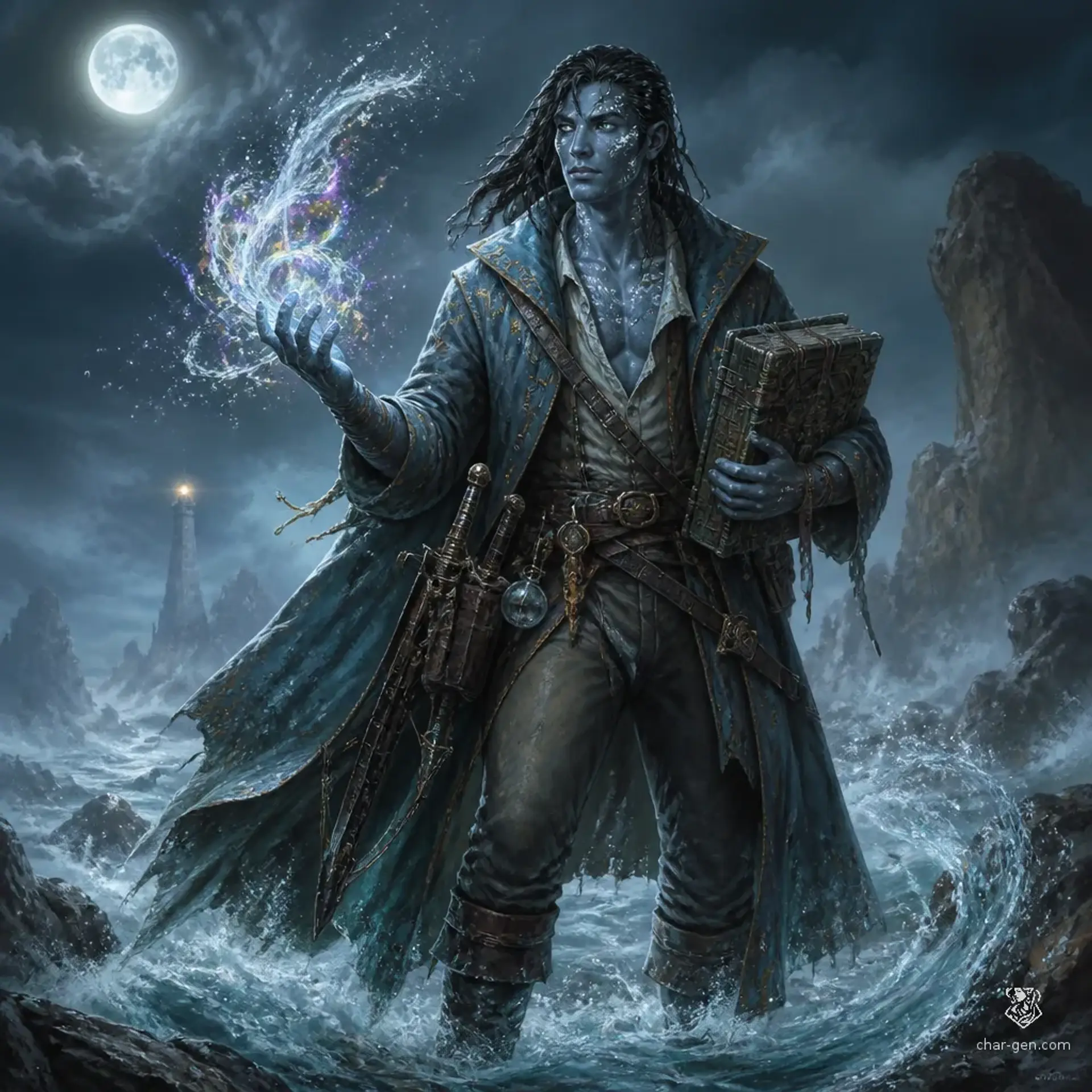 Kargat Vezhik - AI-generated fantasy Character