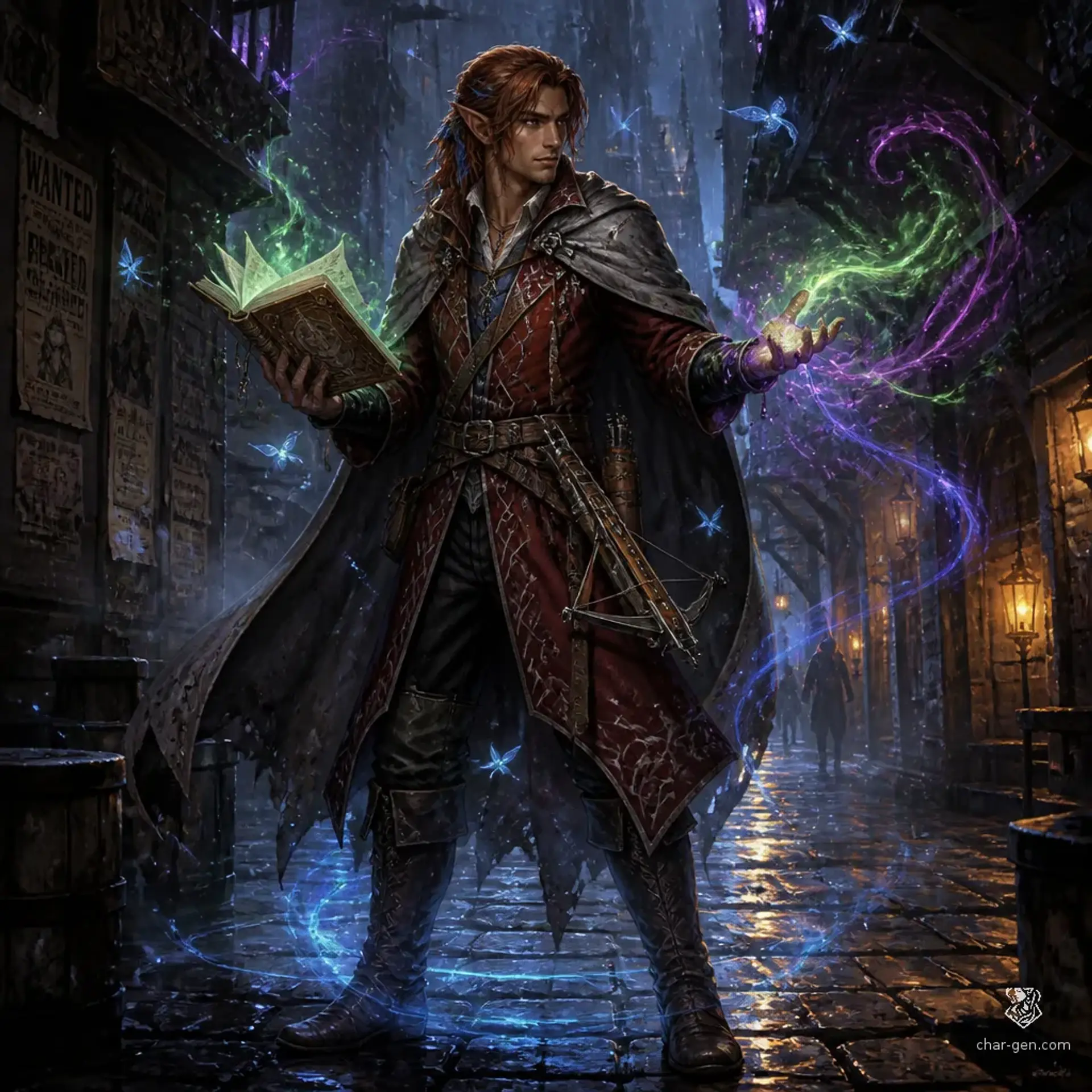 Mairen ap Dafi - AI-generated fantasy Character