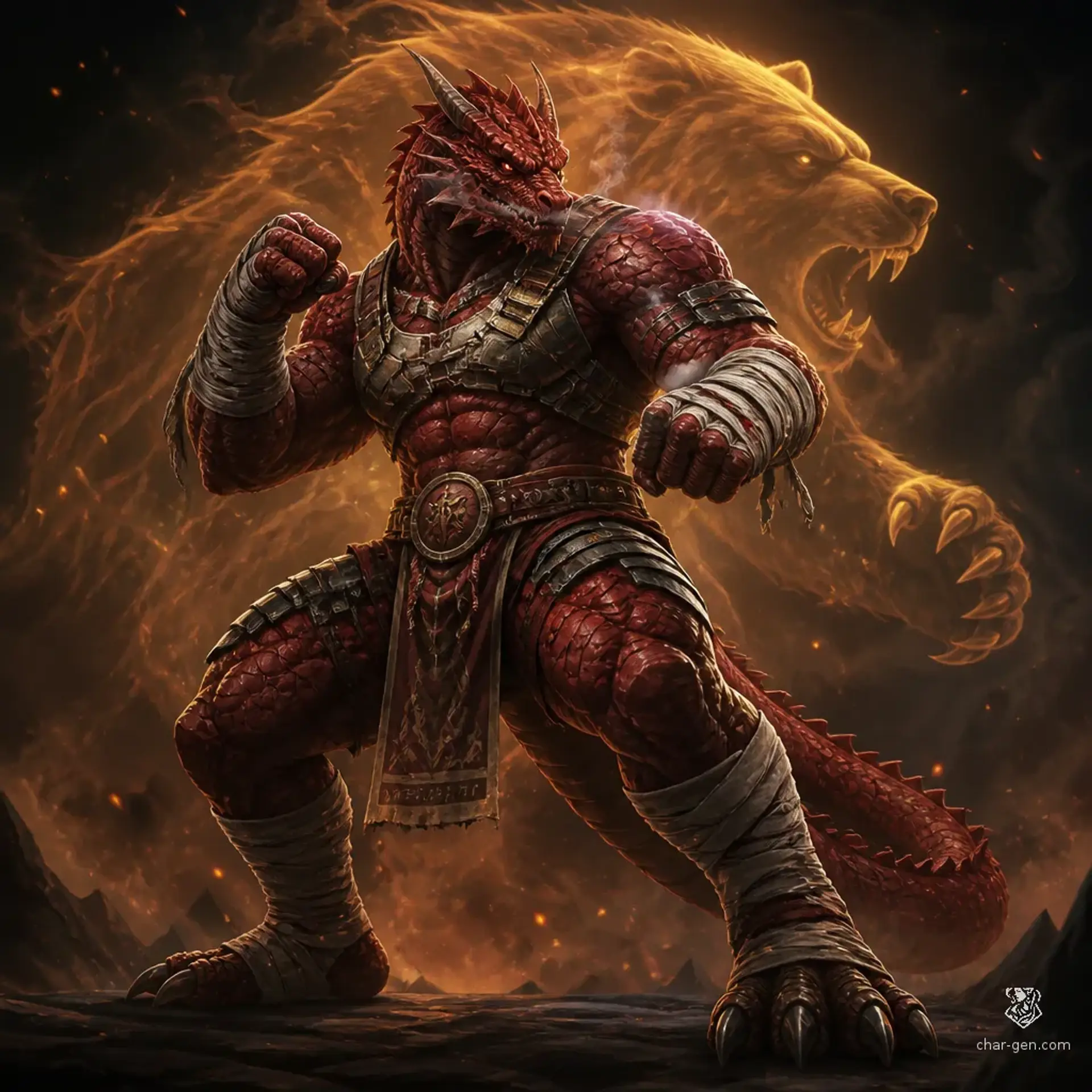Ignis the Iron Talon - AI-generated fantasy Character