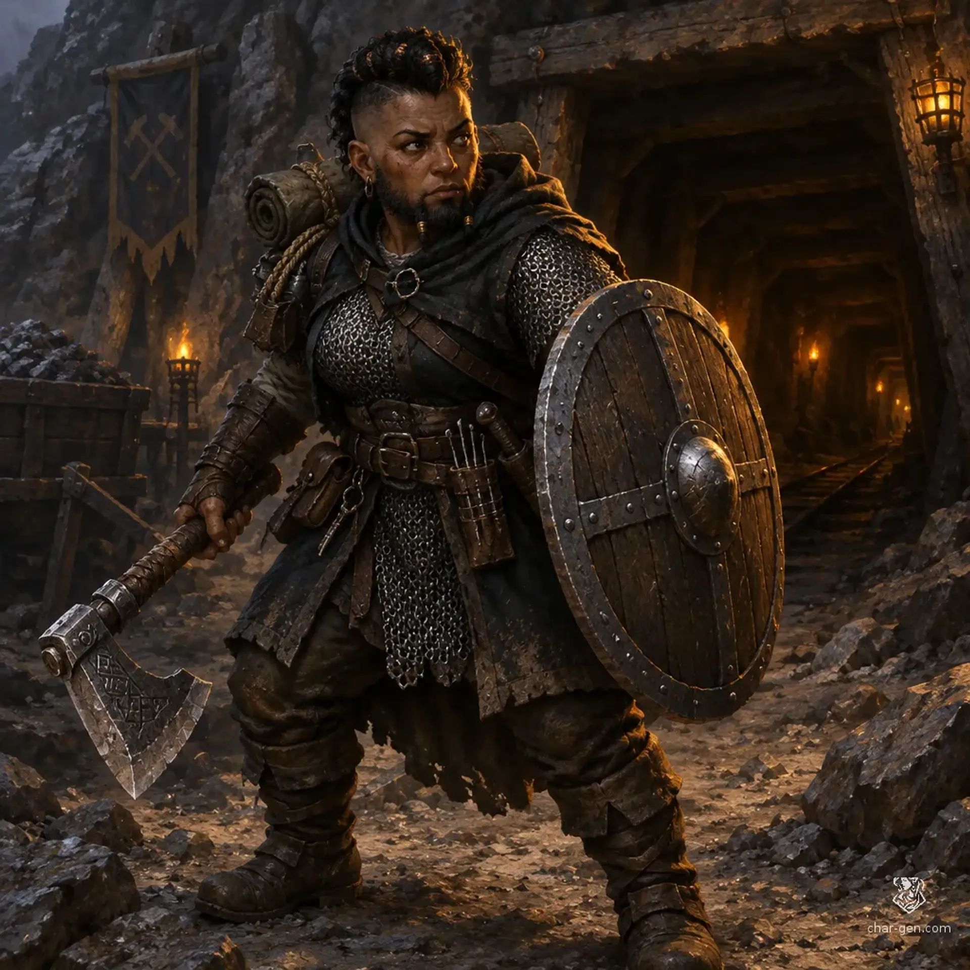 Shesha Nsimba - AI-generated fantasy Character