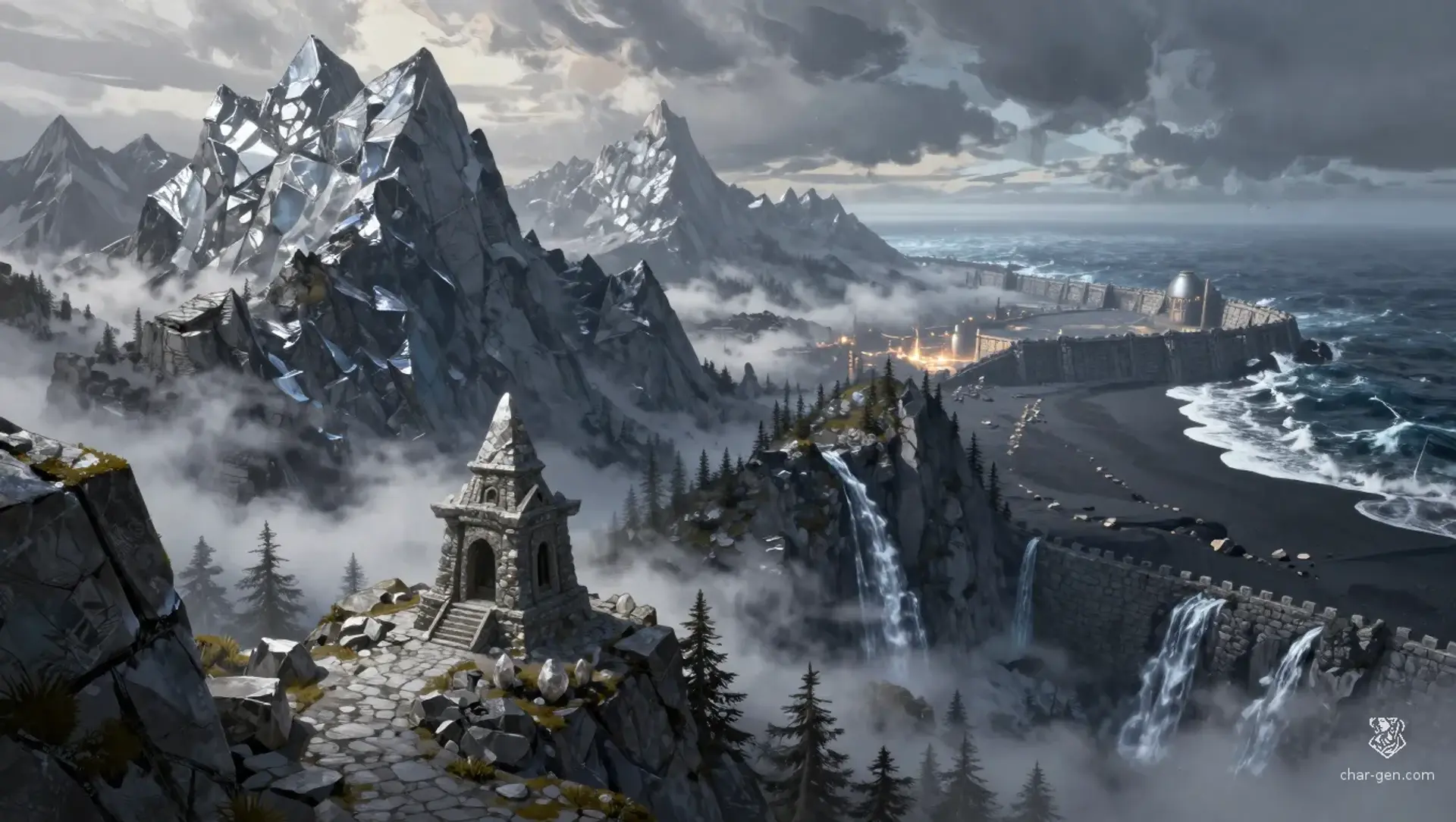 Kinzan Province - AI-generated fantasy Region