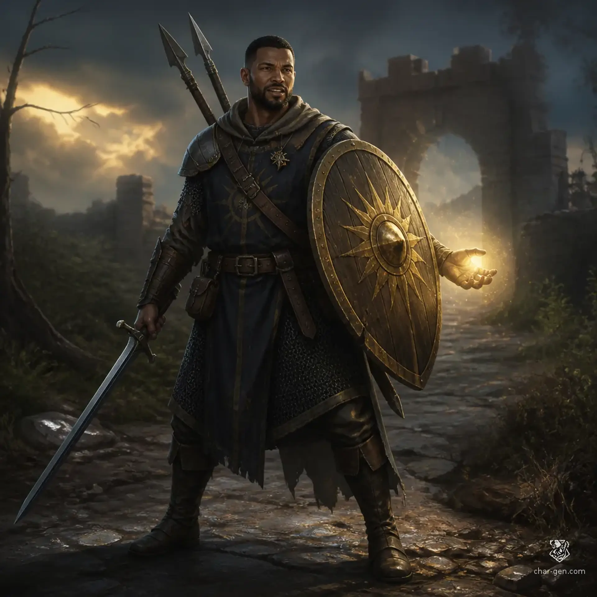 Tomas Kanda - AI-generated fantasy Character