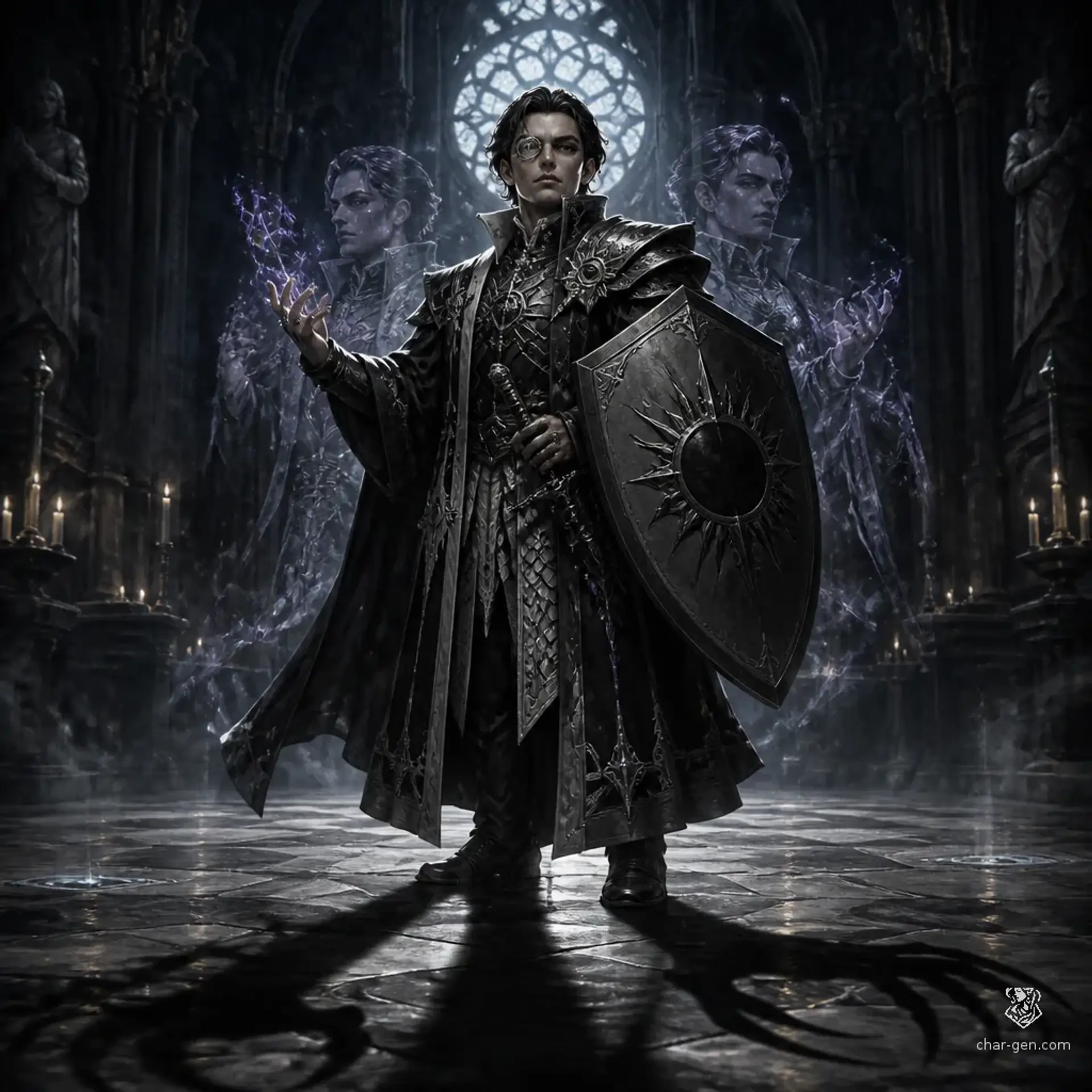 Sy Willoughsby - AI-generated fantasy Character