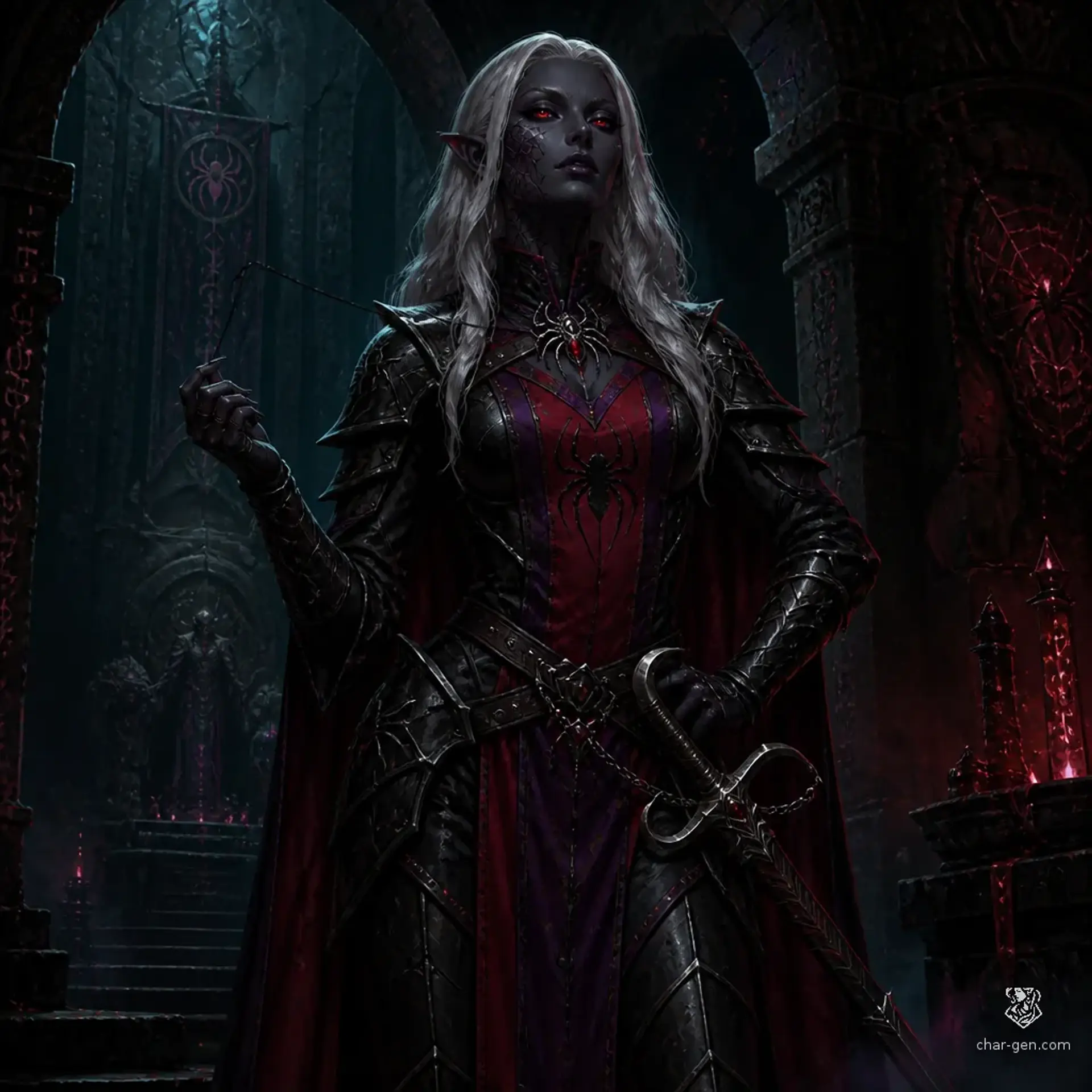 Aurelia Malice - AI-generated fantasy Character