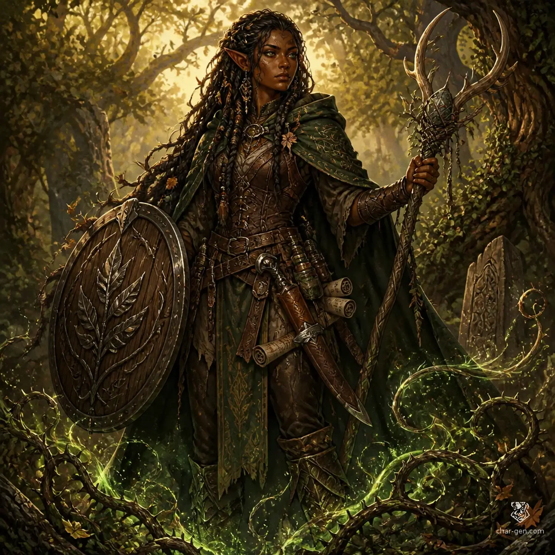 Lysandra Vale - AI-generated fantasy Character