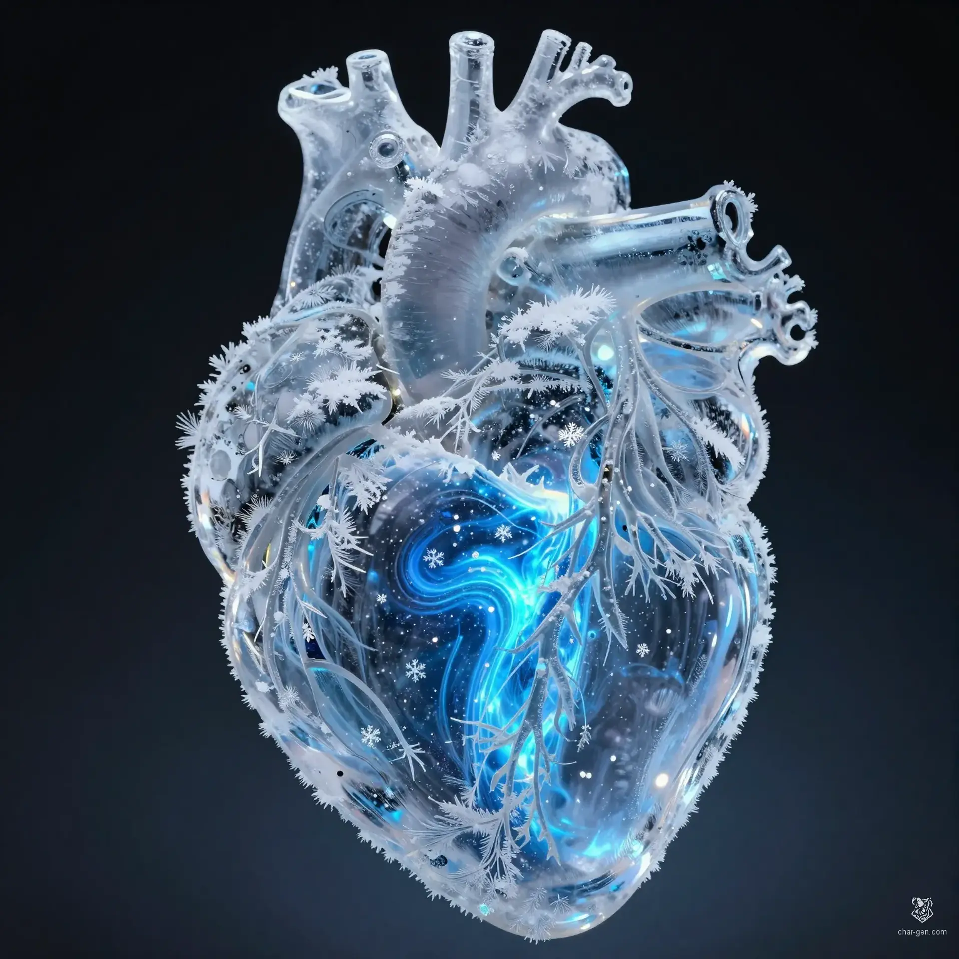 Glacial Heart of the North - AI-generated fantasy Magic Item