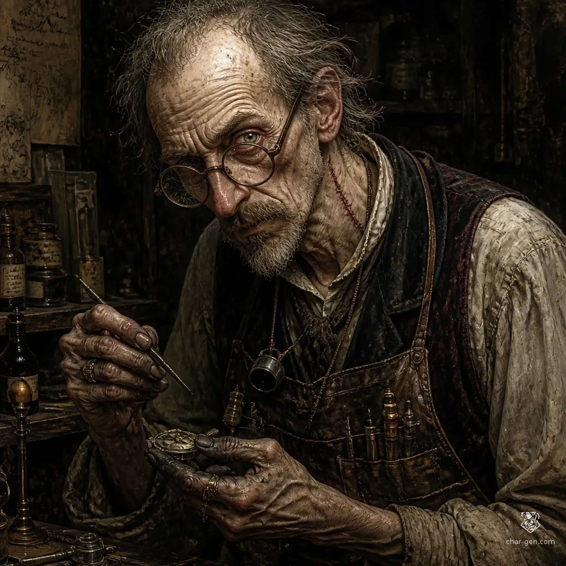Master Orym Elendil Kaelen - AI-generated fantasy NPC