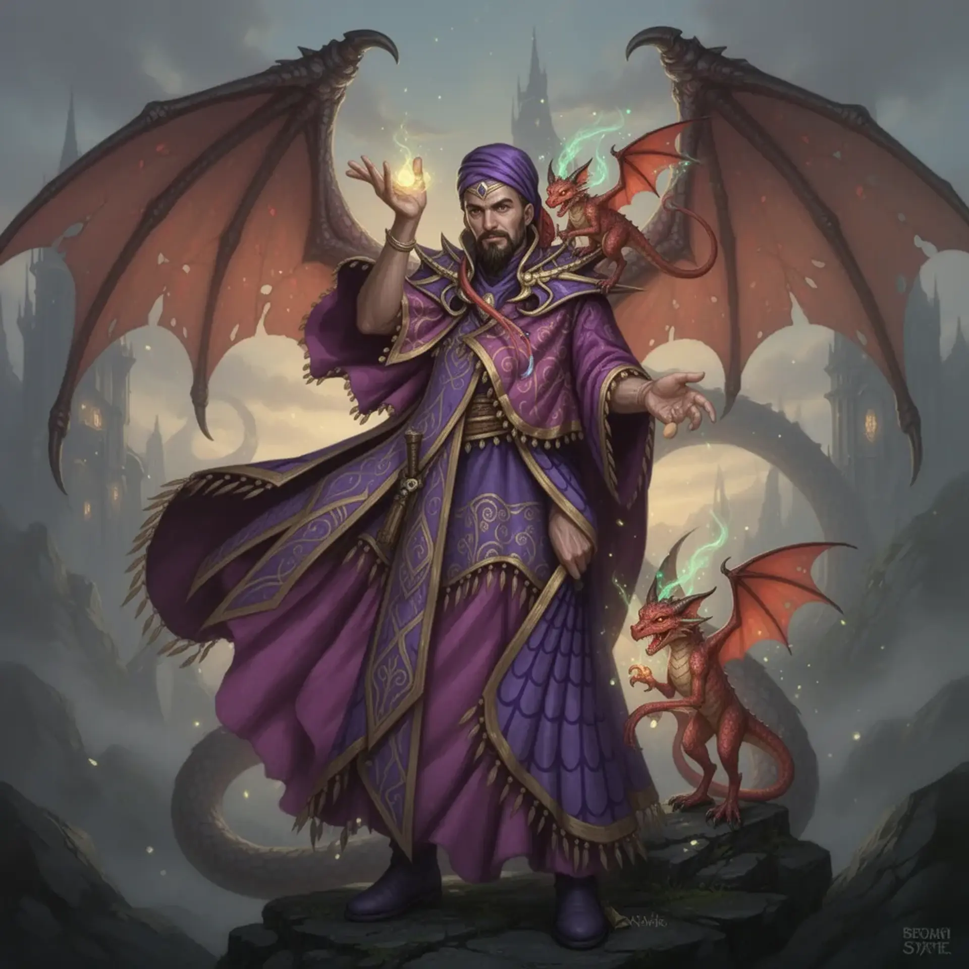 Severin Silrajin - AI-generated fantasy NPC