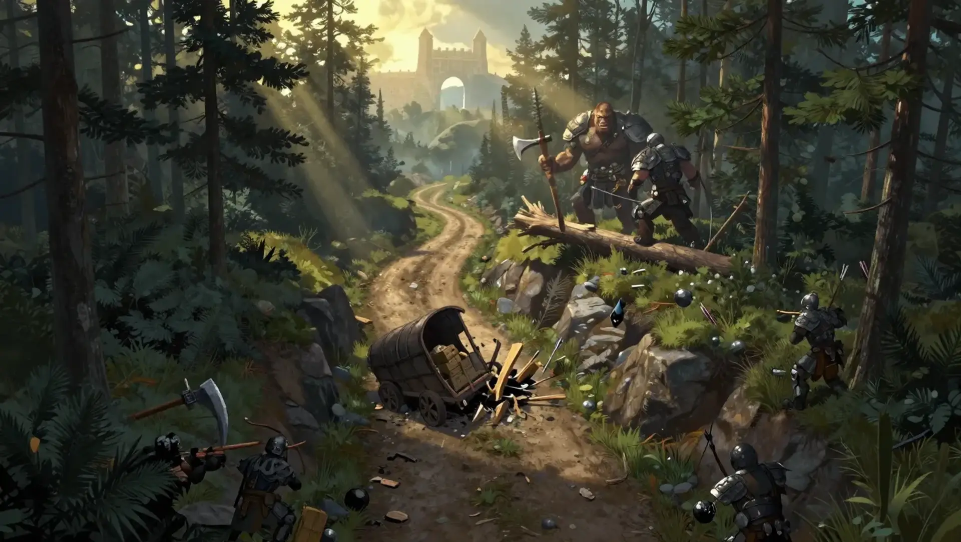 Hold the Road to Leidon - AI-generated fantasy Encounter