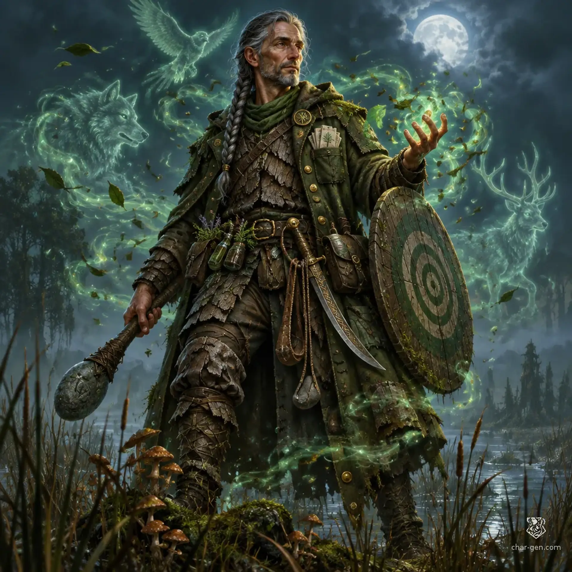 Graemar Priscillius - AI-generated fantasy Character