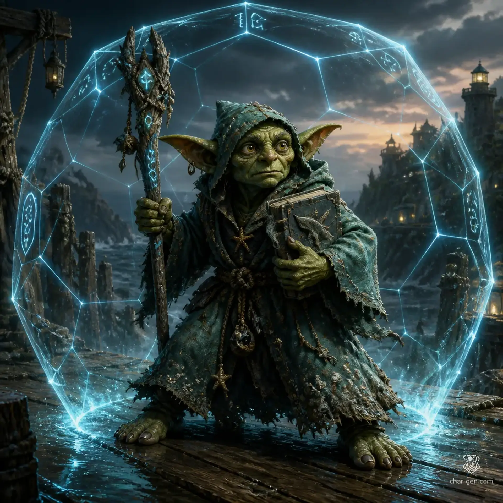 Barnaby Wick - AI-generated fantasy Character