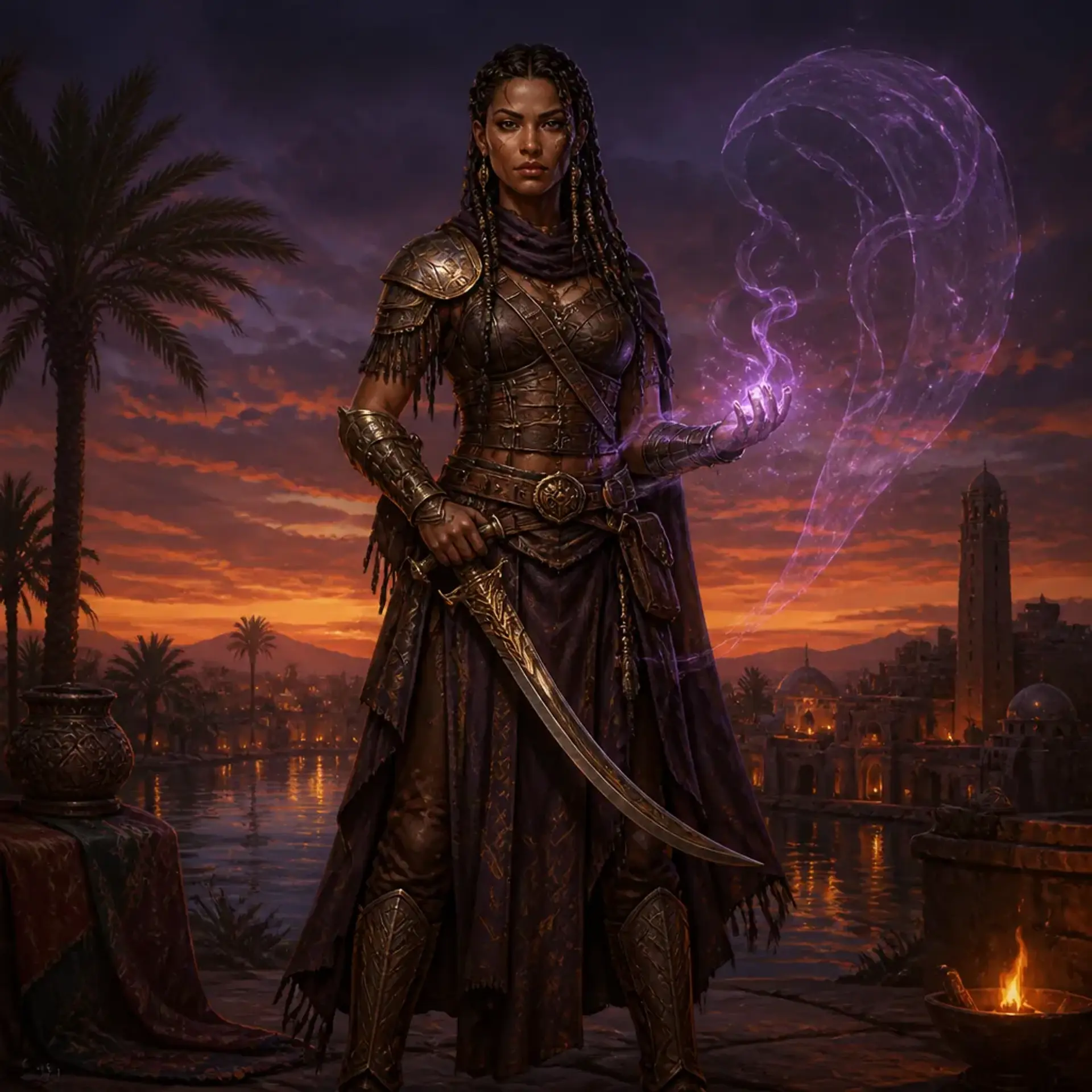 Anya - AI-generated fantasy Character