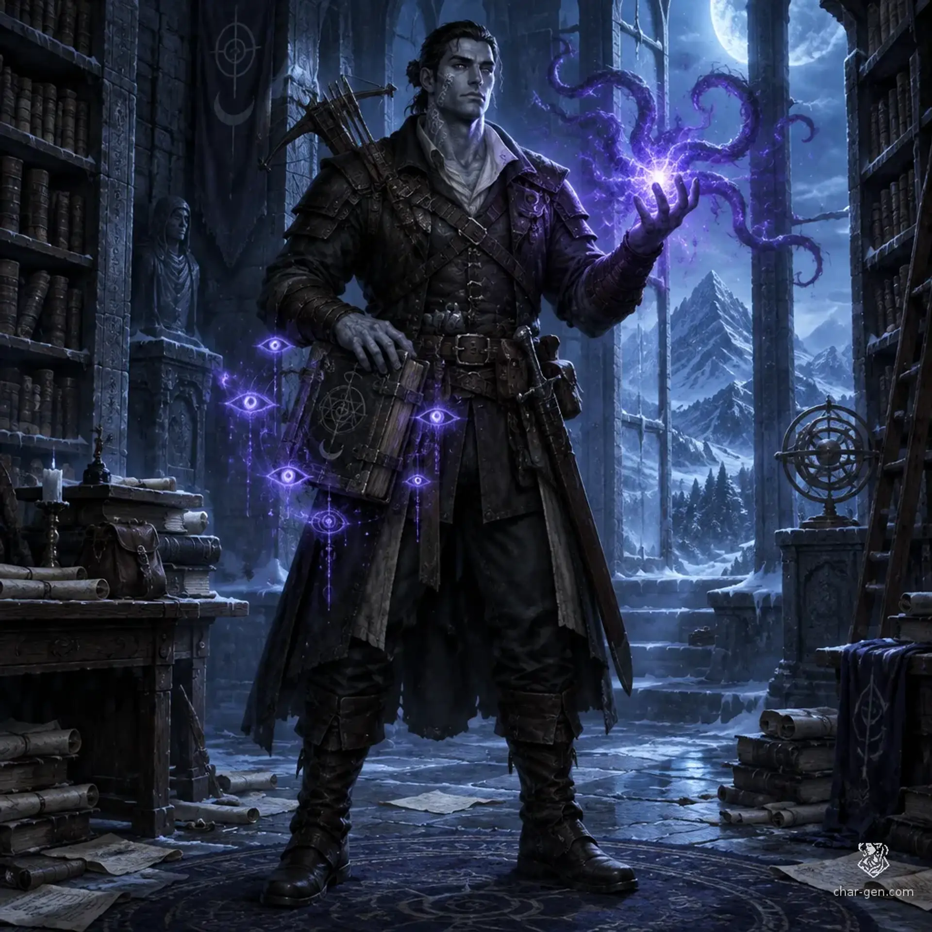 Kantuq Salki - AI-generated fantasy Character