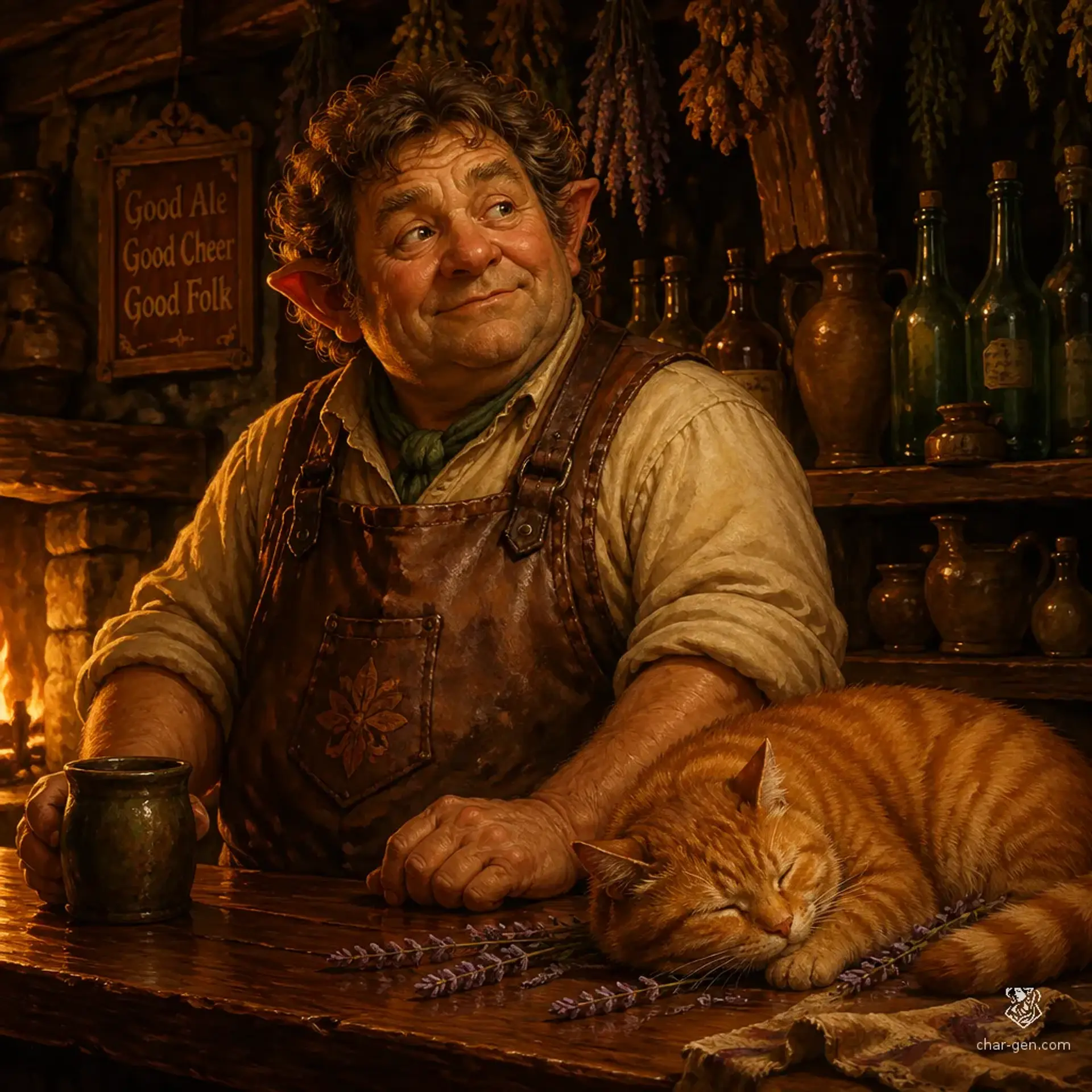 The Hearth and Hemlock - AI-generated fantasy Tavern