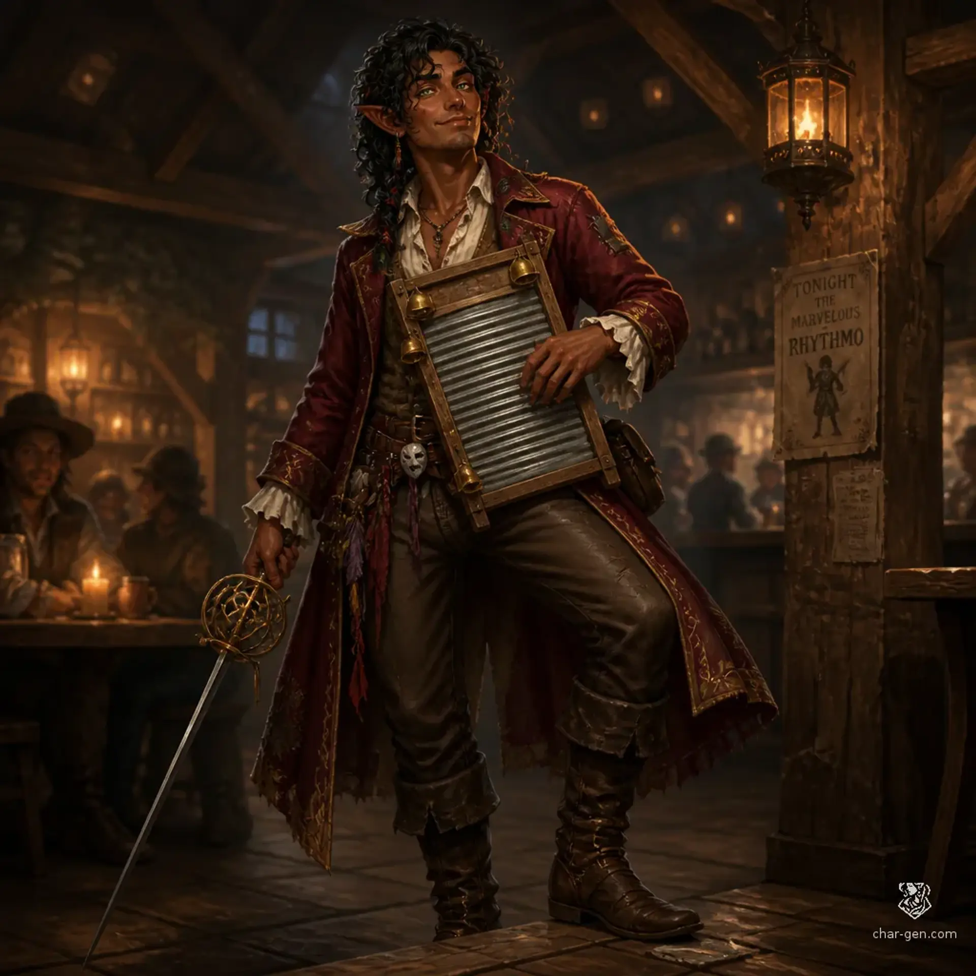 Merrick Scrape - AI-generated fantasy Character