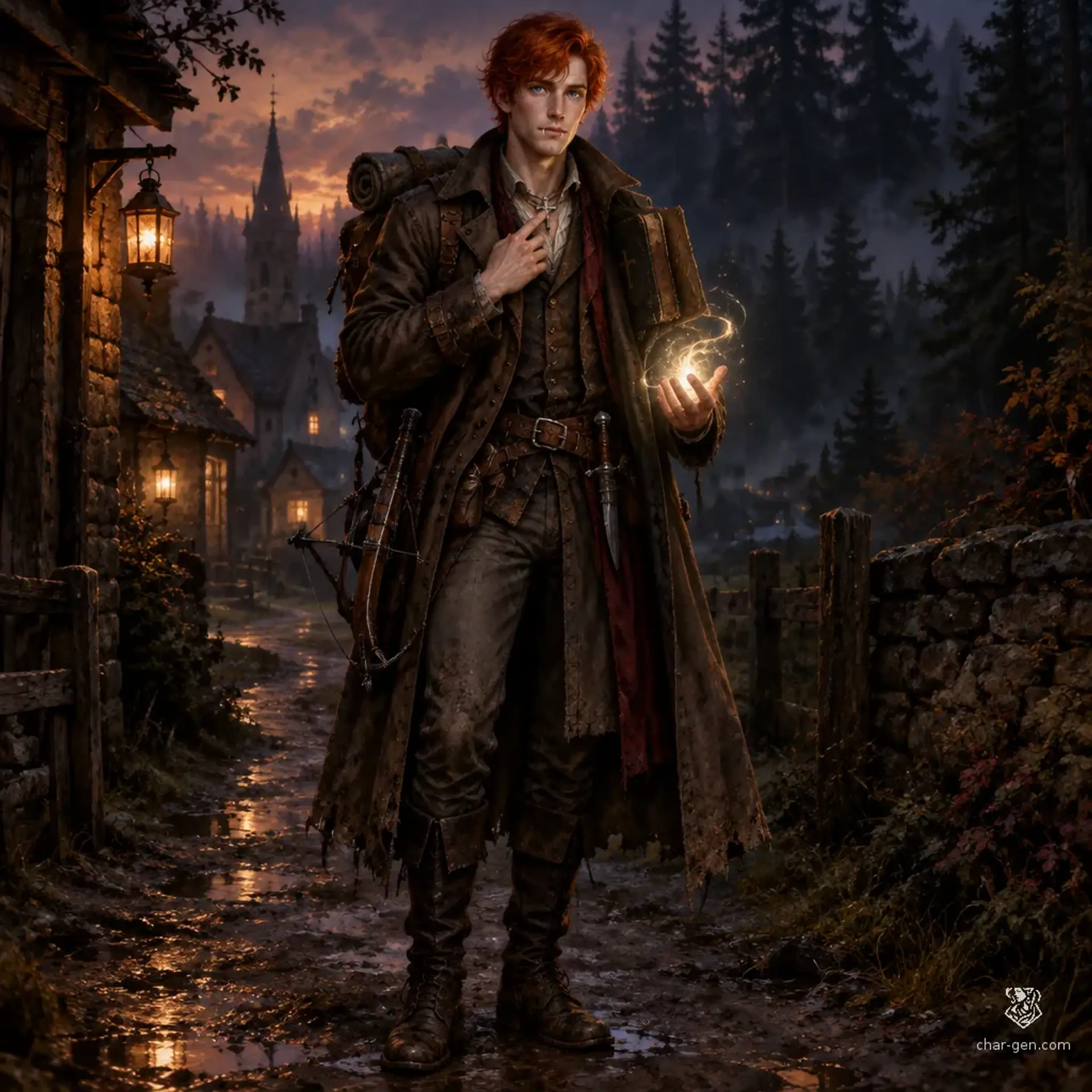 Hristian Ciobanu - AI-generated fantasy Character
