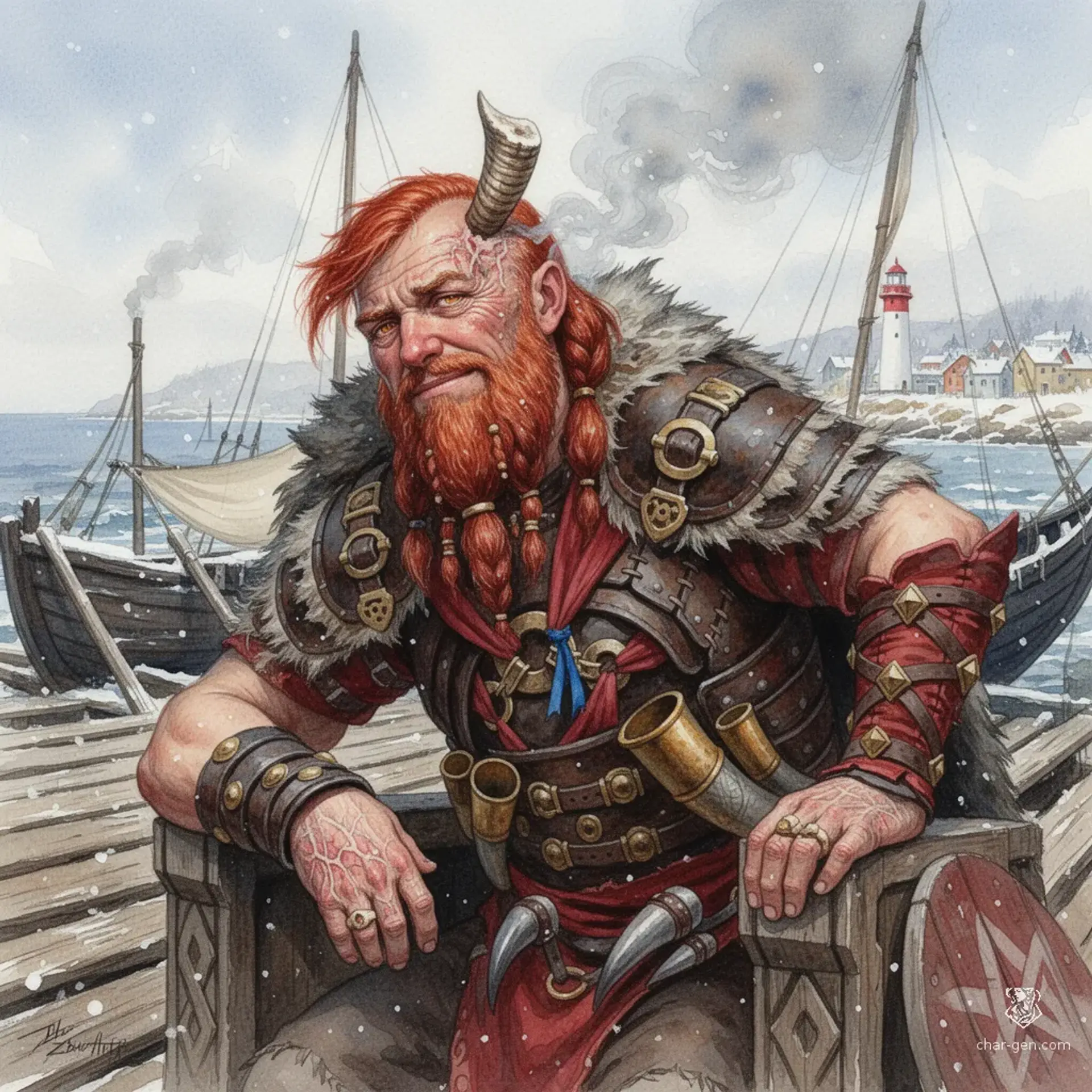 Otho Brokenbrow - AI-generated fantasy NPC