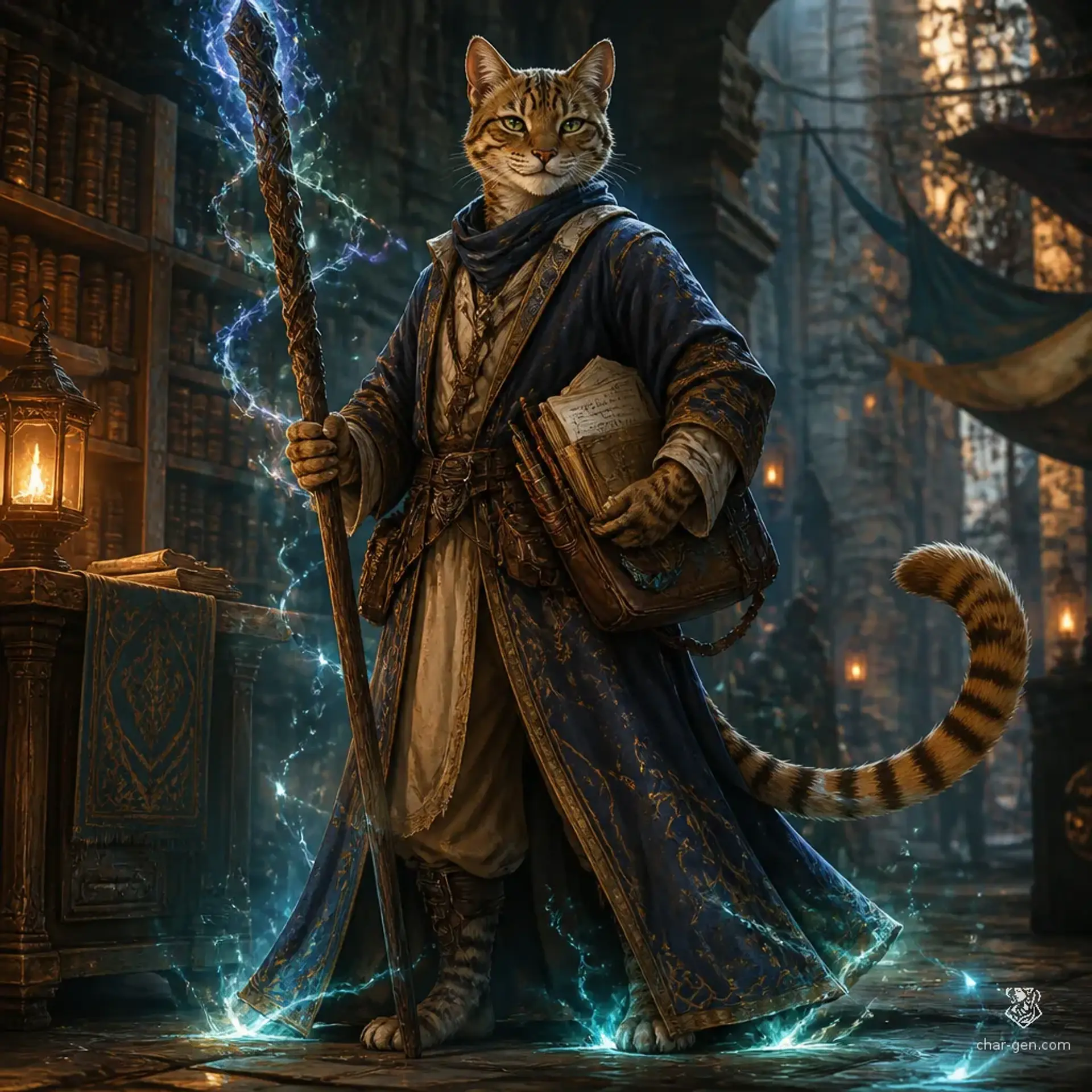 Muruq Teyin - AI-generated fantasy Character