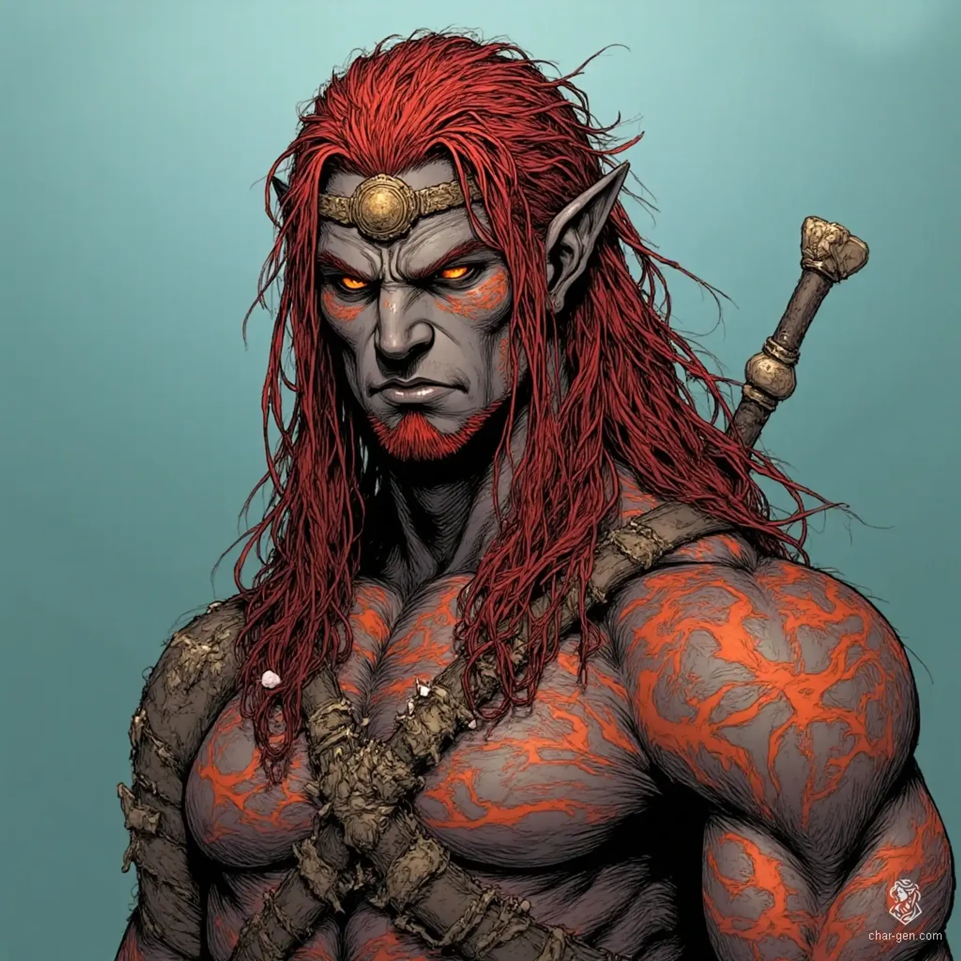 Vael'rath Shardfin - AI-generated fantasy NPC
