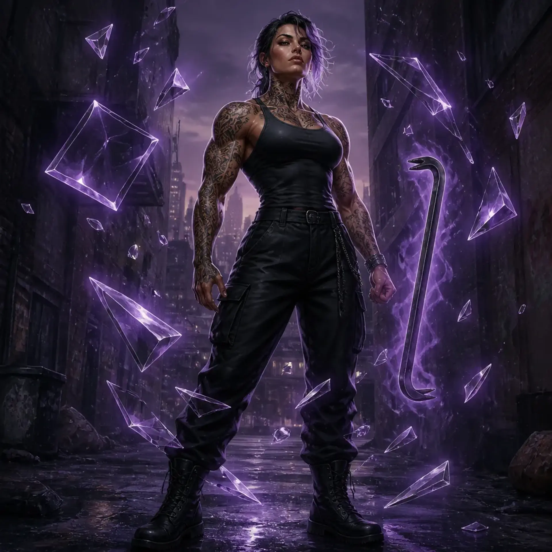 Vivian Cross - AI-generated fantasy Character