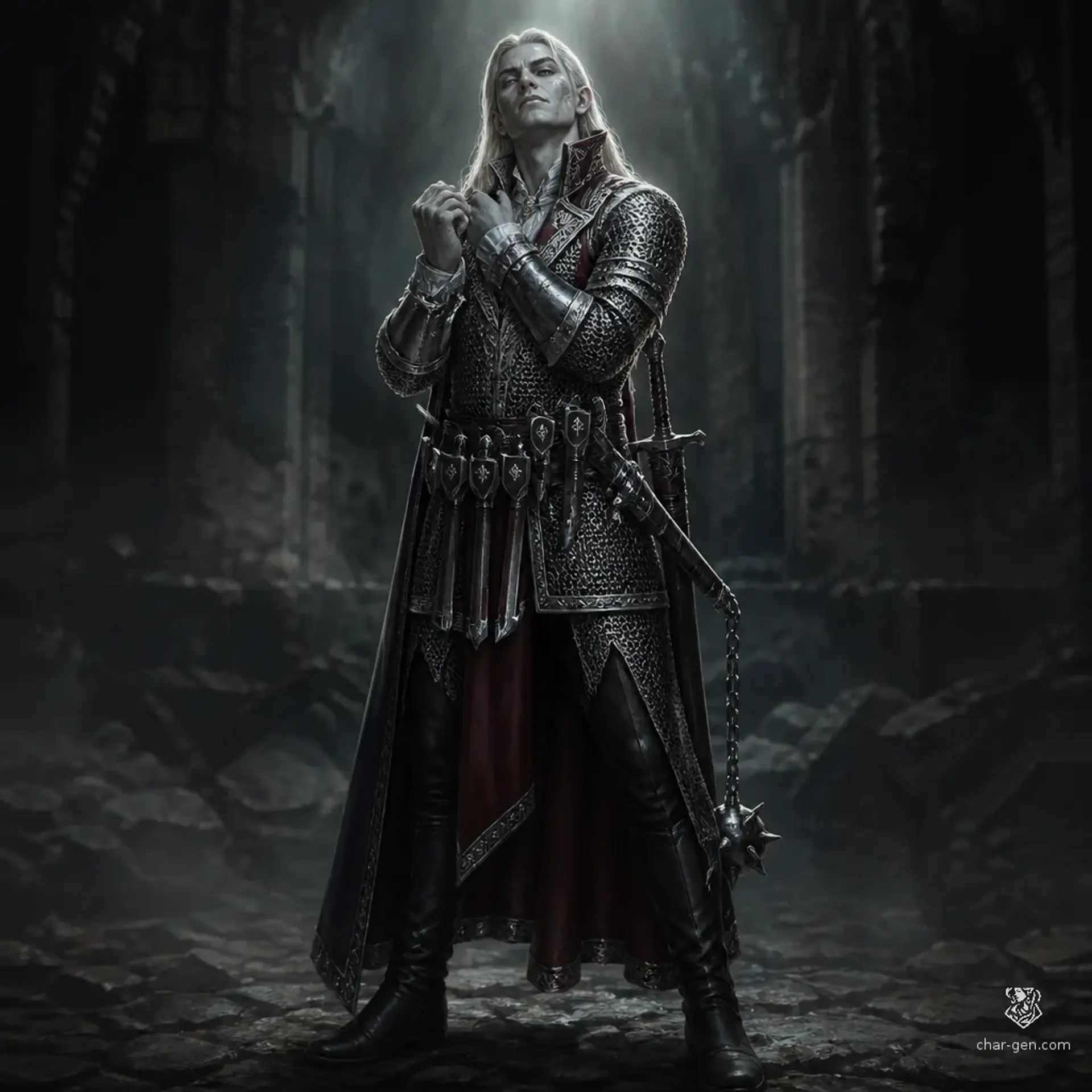 Draco Malfoy - AI-generated fantasy Character