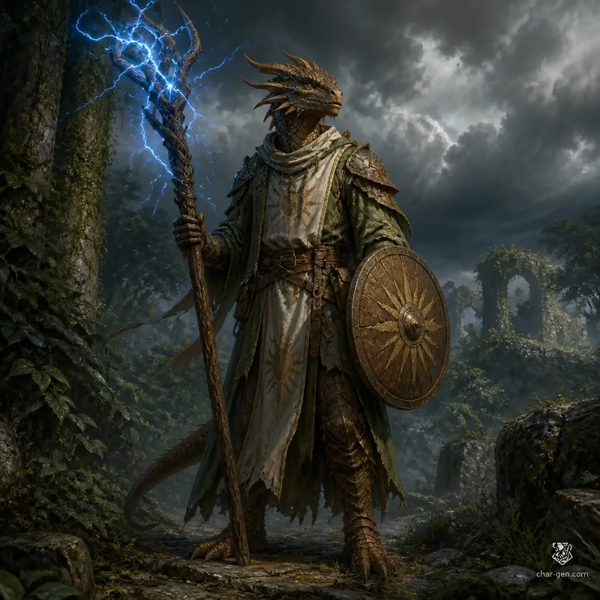 Ignis Stormborn - AI-generated fantasy Character