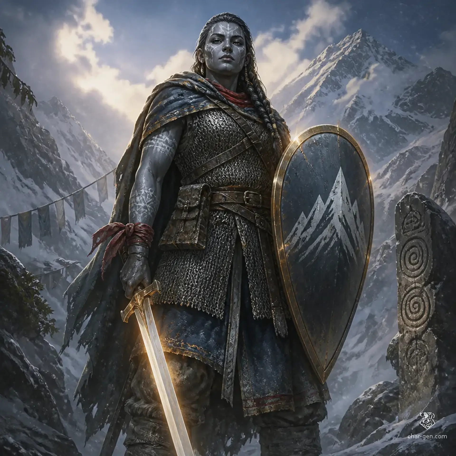 Laukea Lalathi - AI-generated fantasy Character