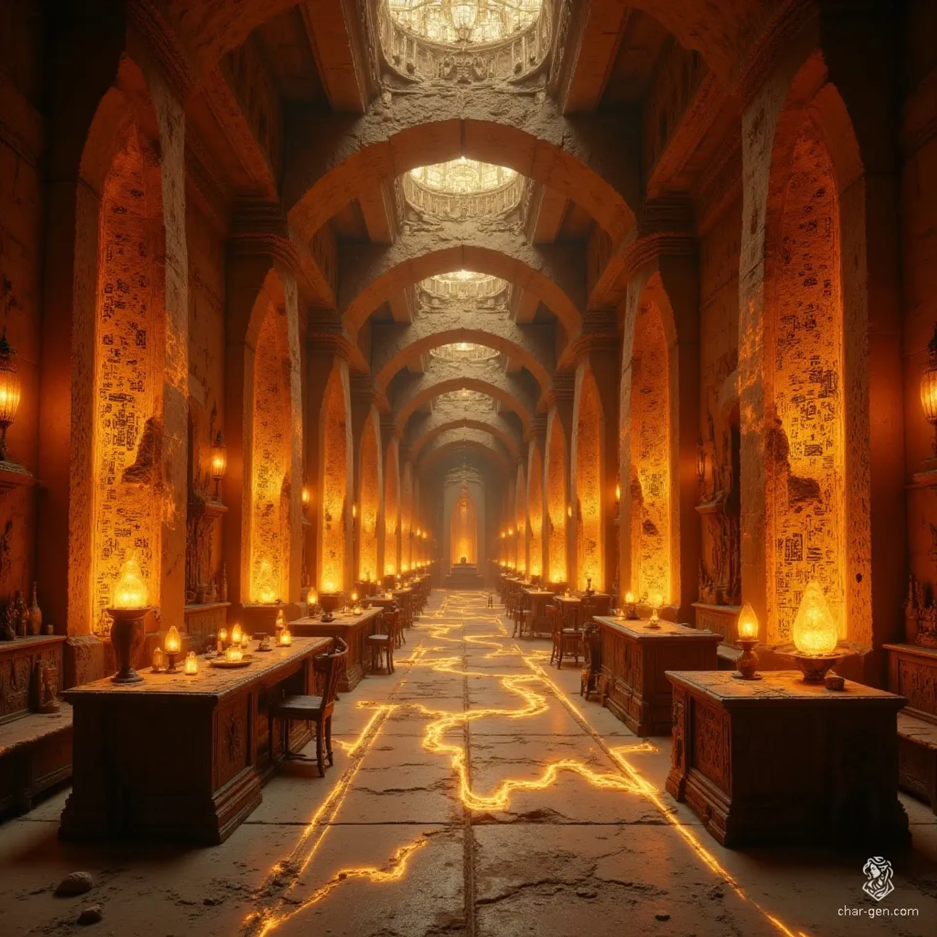 The Sphinx’s Mirage - AI-generated fantasy Tavern