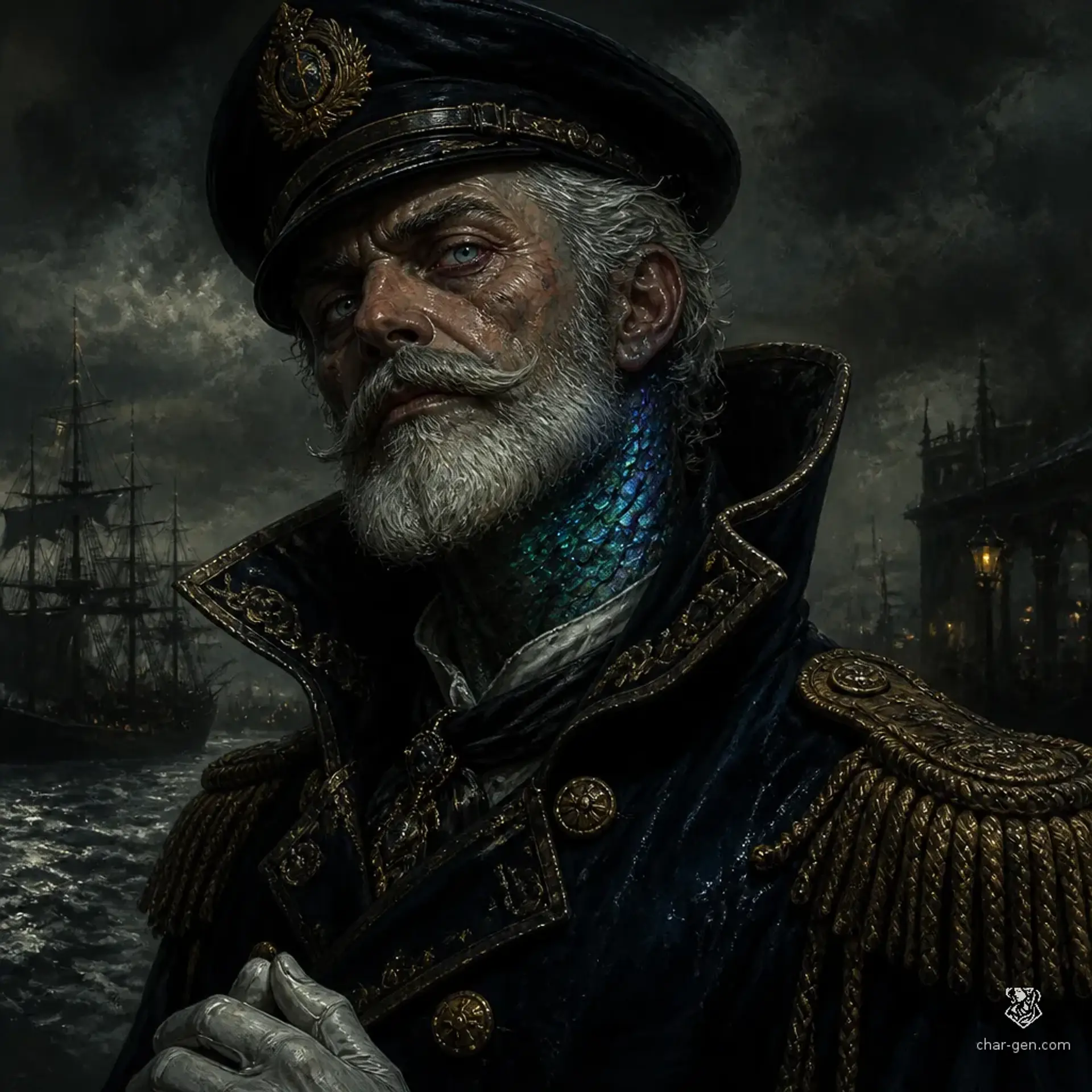 High Admiral Valerius Thorne - AI-generated fantasy NPC
