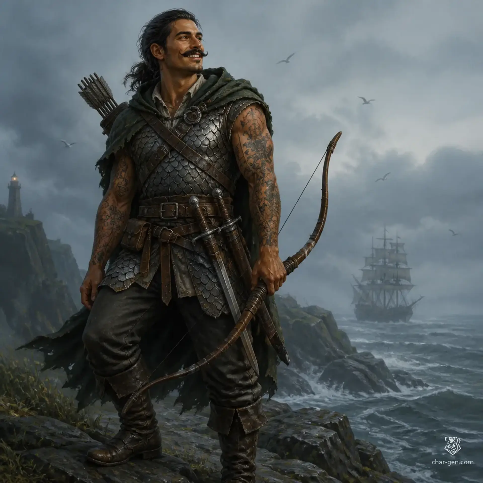 Jacob - AI-generated fantasy Character