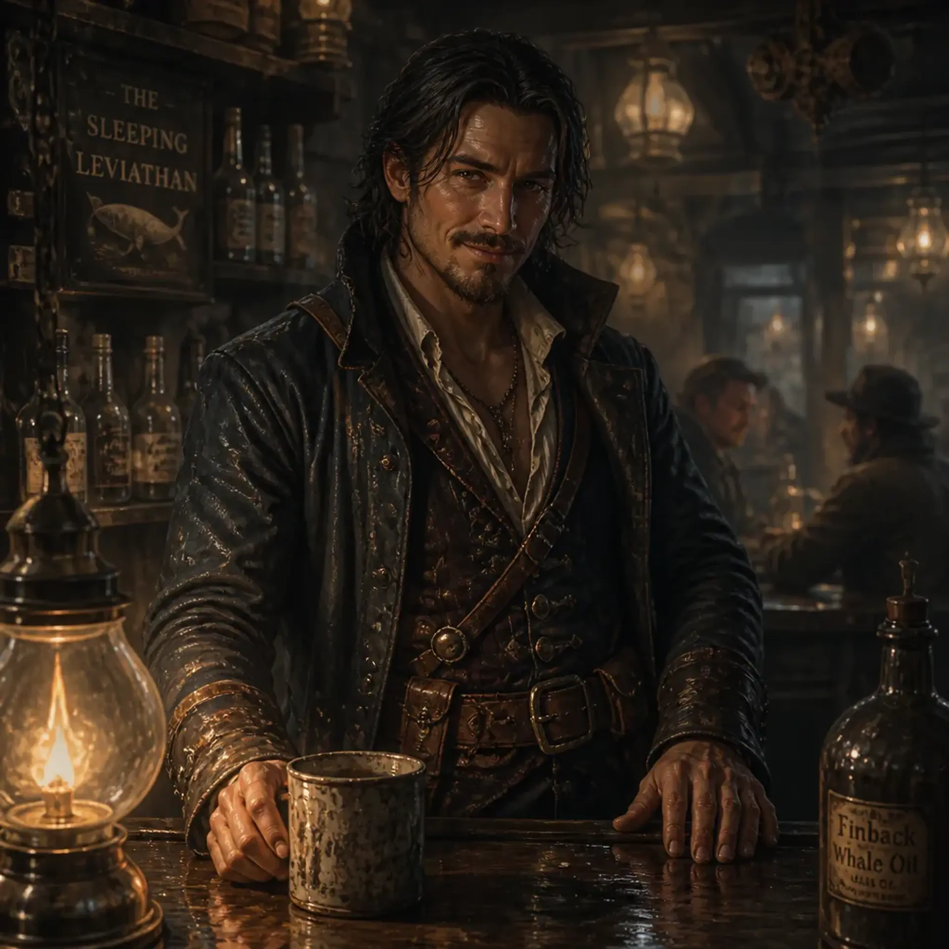 The Drowned Lantern - AI-generated fantasy Tavern