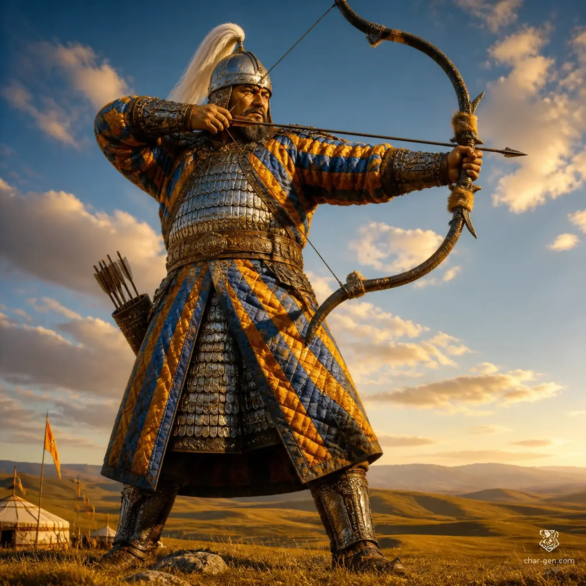 Lintanar Empire Archer - AI-generated fantasy Monster