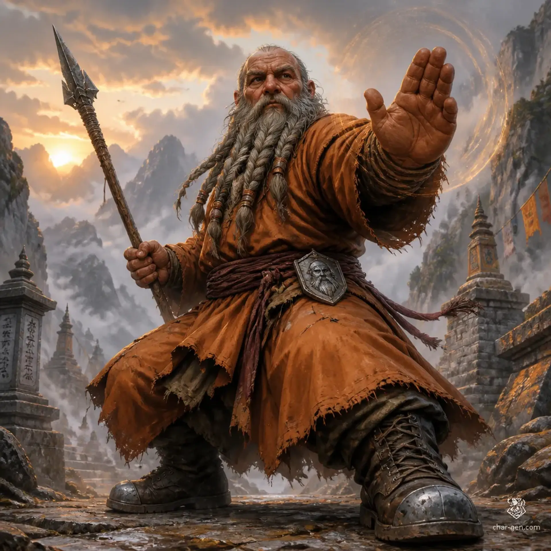 Monty - AI-generated fantasy Character
