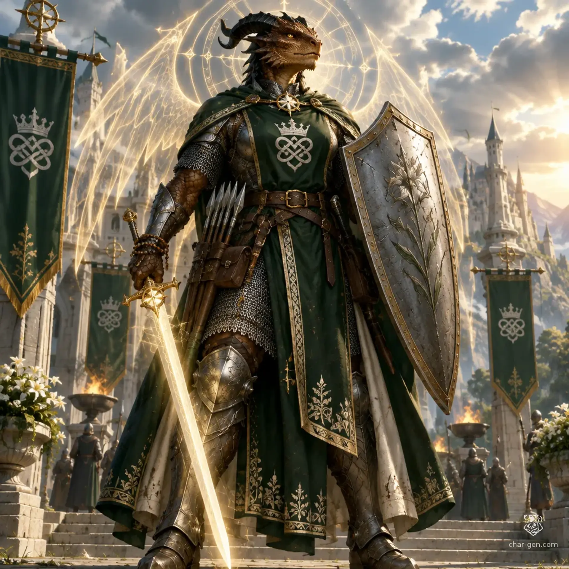 Mystic Evermore - AI-generated fantasy Character
