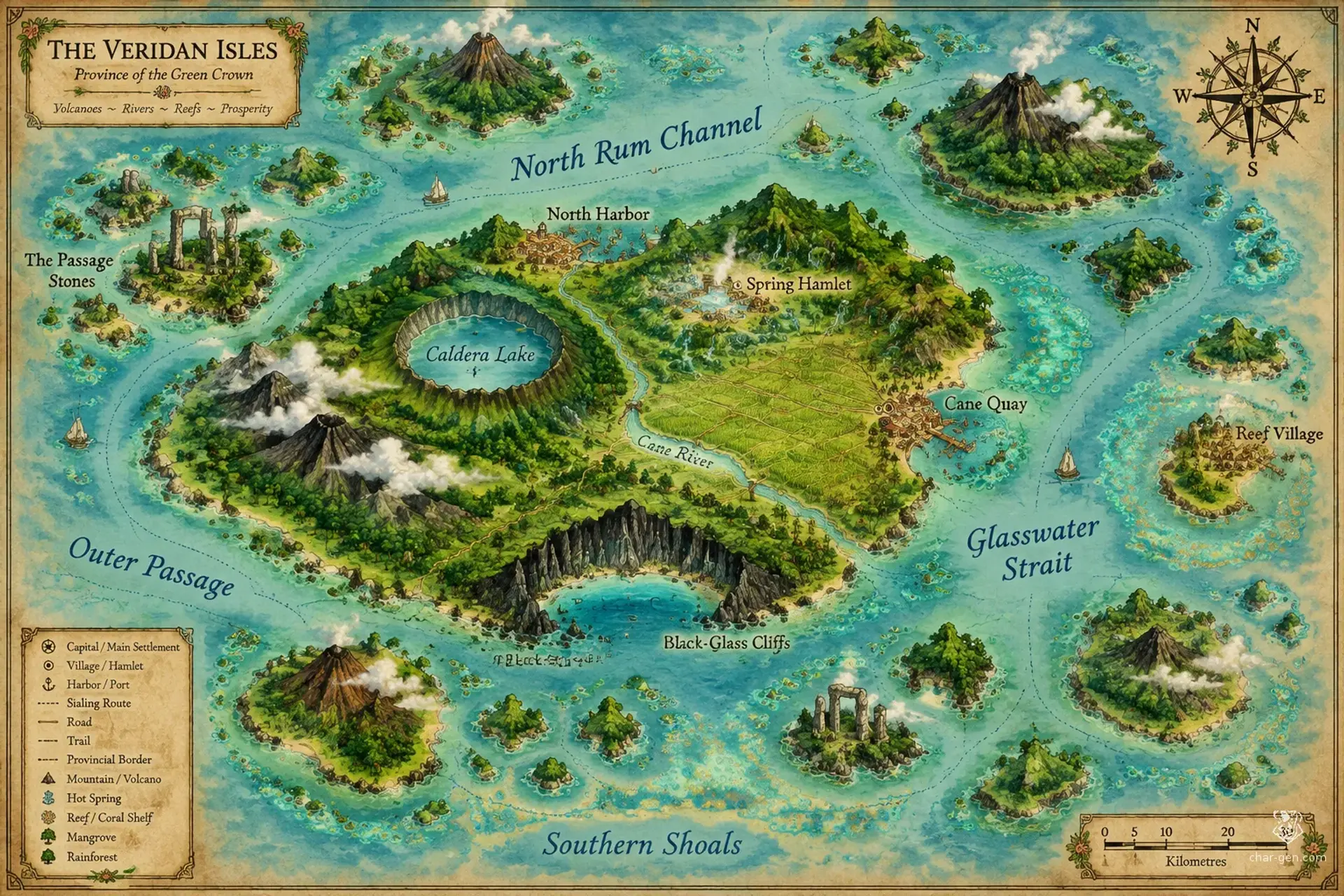 North Rum Islands